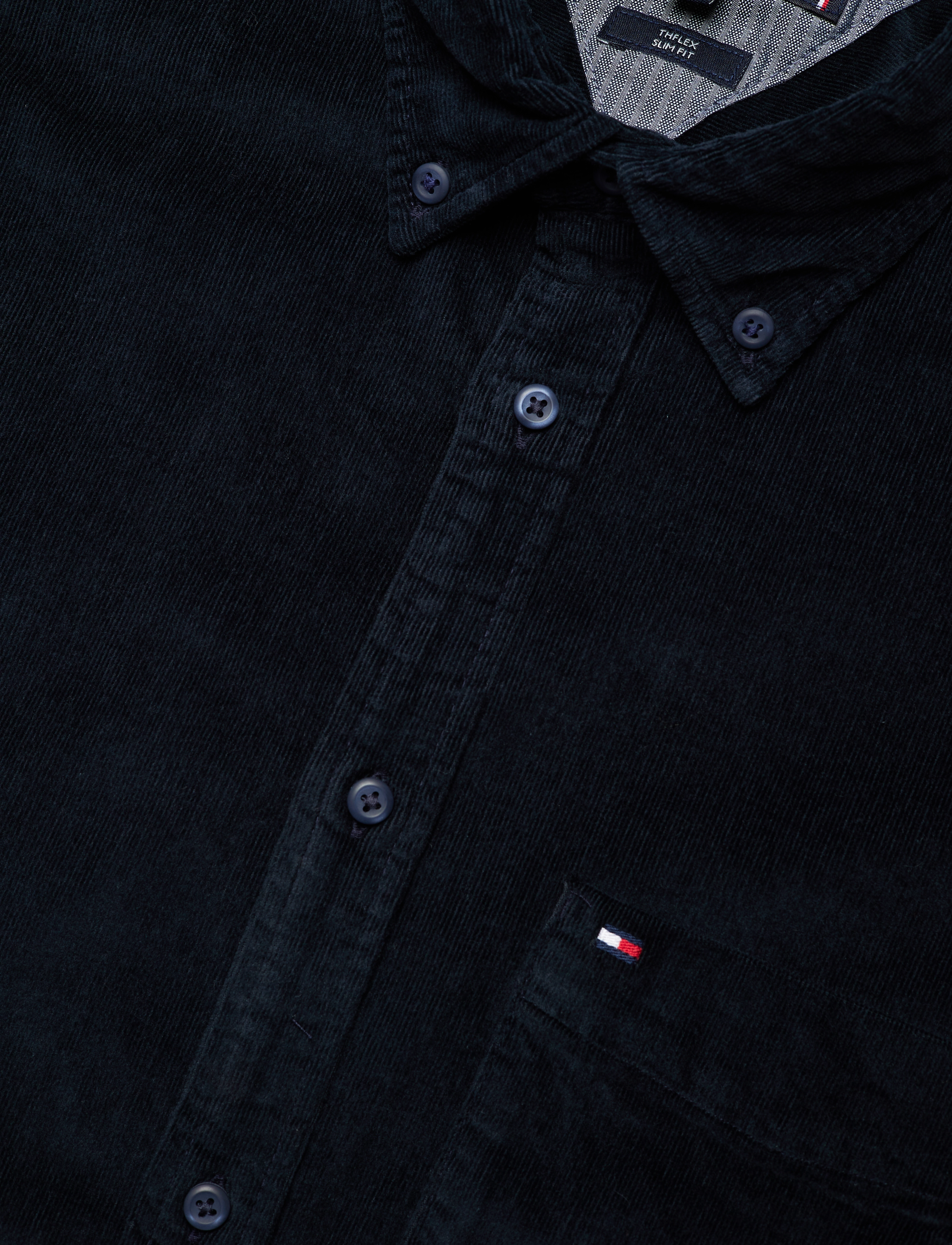 Tommy Hilfiger - FLEX CORDUROY SF SHIRT - dark navy - 5