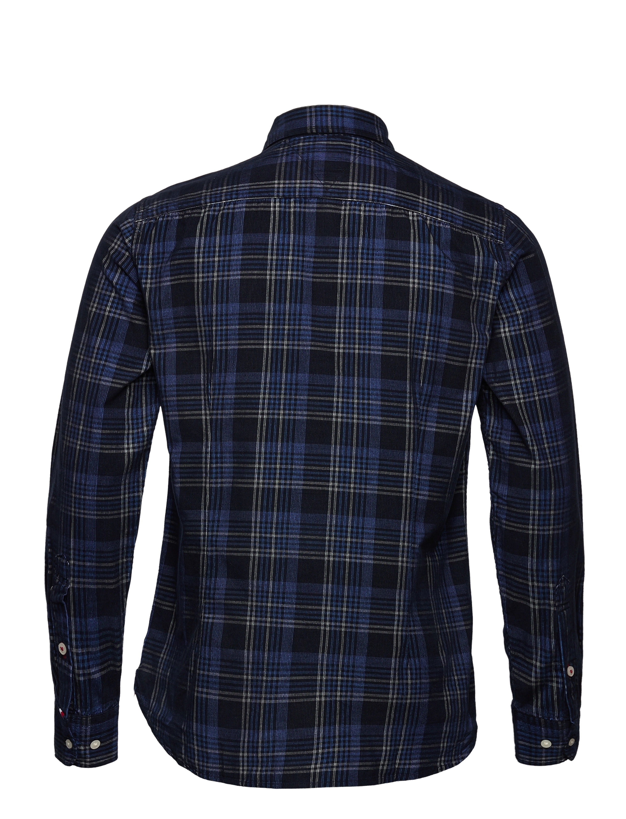 Tommy Hilfiger - CORDUROY CHECK SF SHIRT - carbon navy / bold blue / multi - 1
