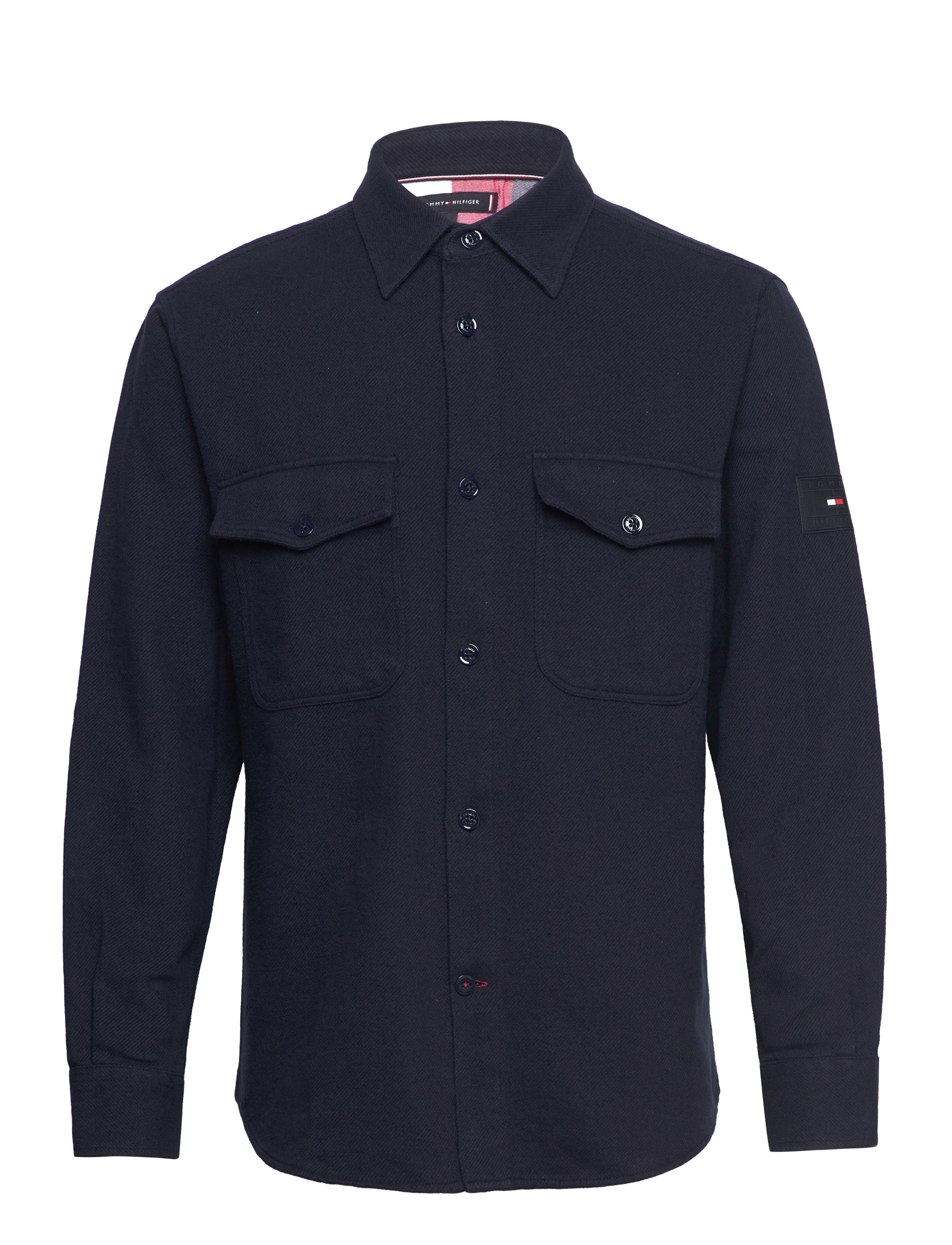 Tommy Hilfiger - BRUSHED OVERSHIRT - desert sky - 0