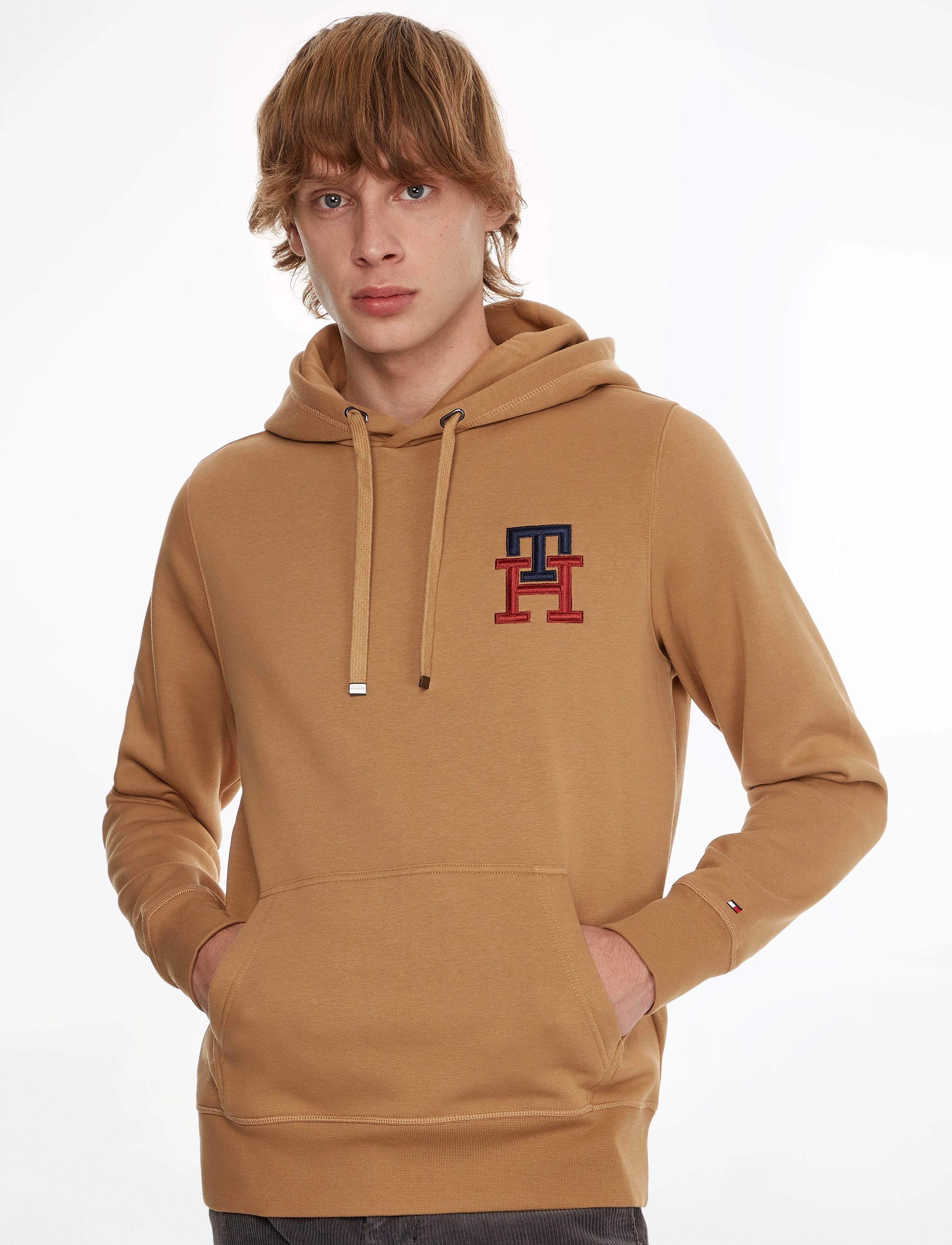 Tommy Hilfiger - ESSENTIAL MONOGRAM HOODY - countryside khaki - 2