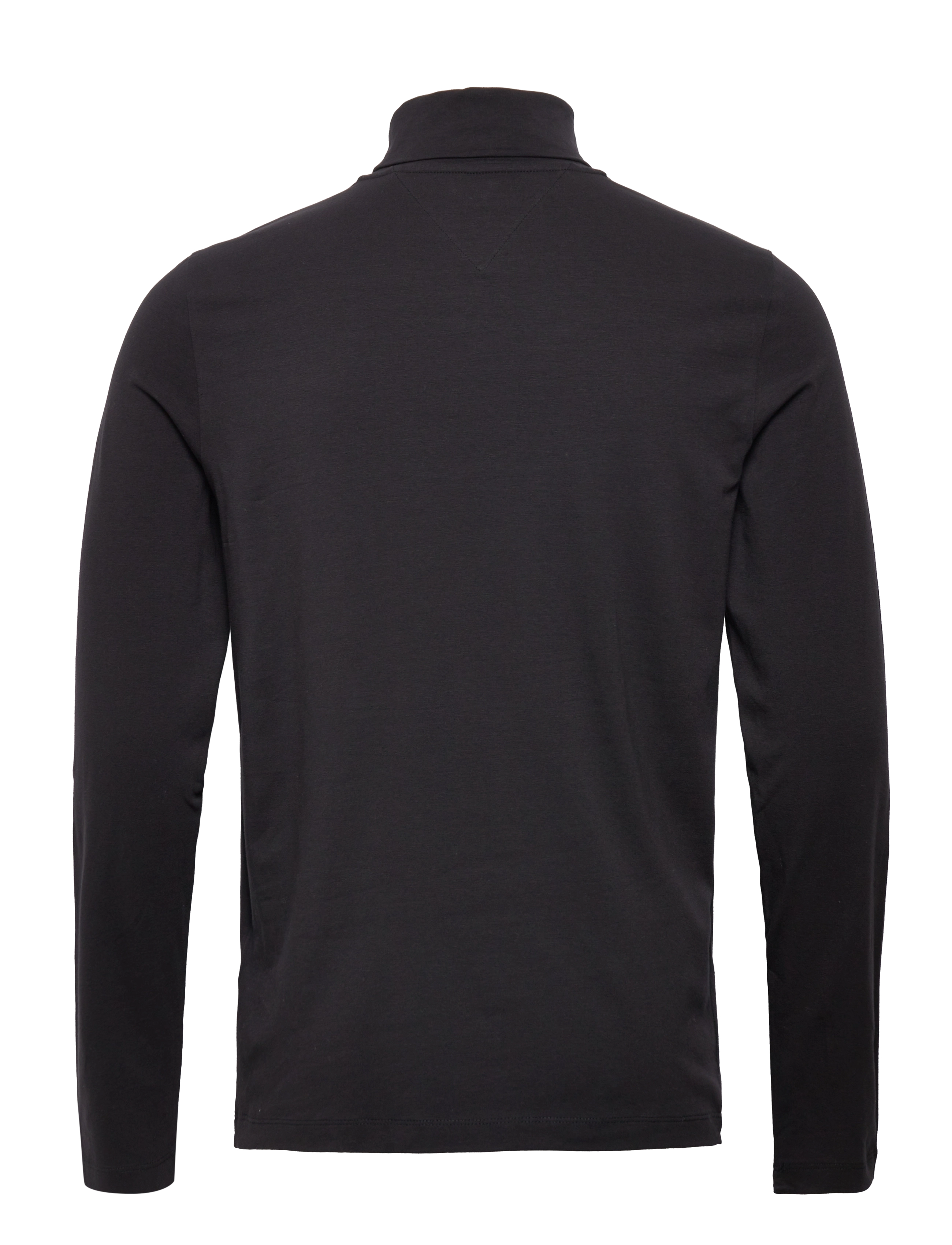 Tommy Hilfiger - ROLL NECK TOMMY LOGO LS TEE - black - 1