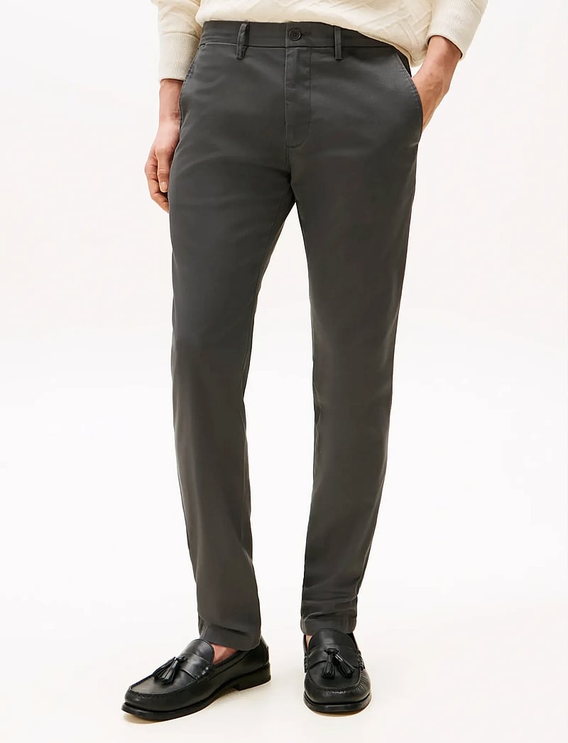 Tommy Hilfiger - CORE BLEECKER 1985 PIMA COTTON - chinos - dark ash - 0