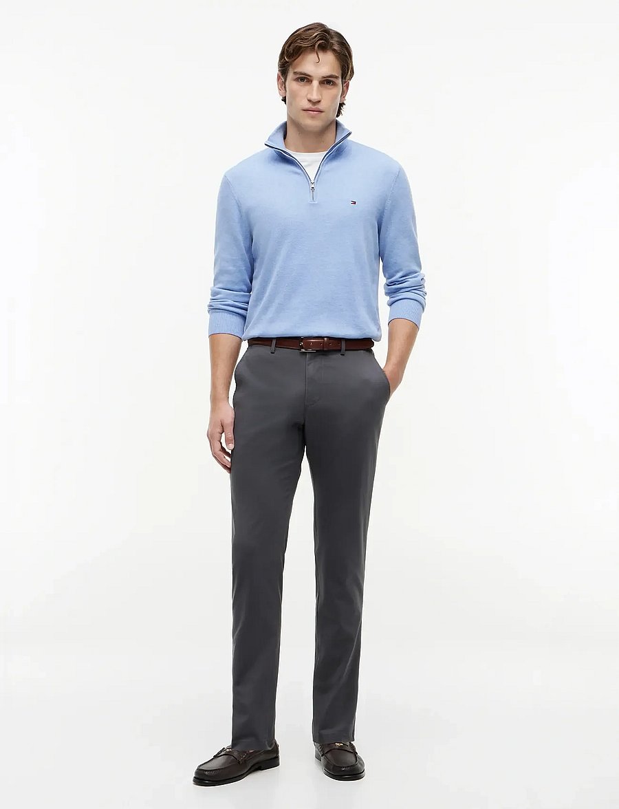 Tommy Hilfiger - CORE BLEECKER 1985 PIMA COTTON - chinos - dark ash - 4