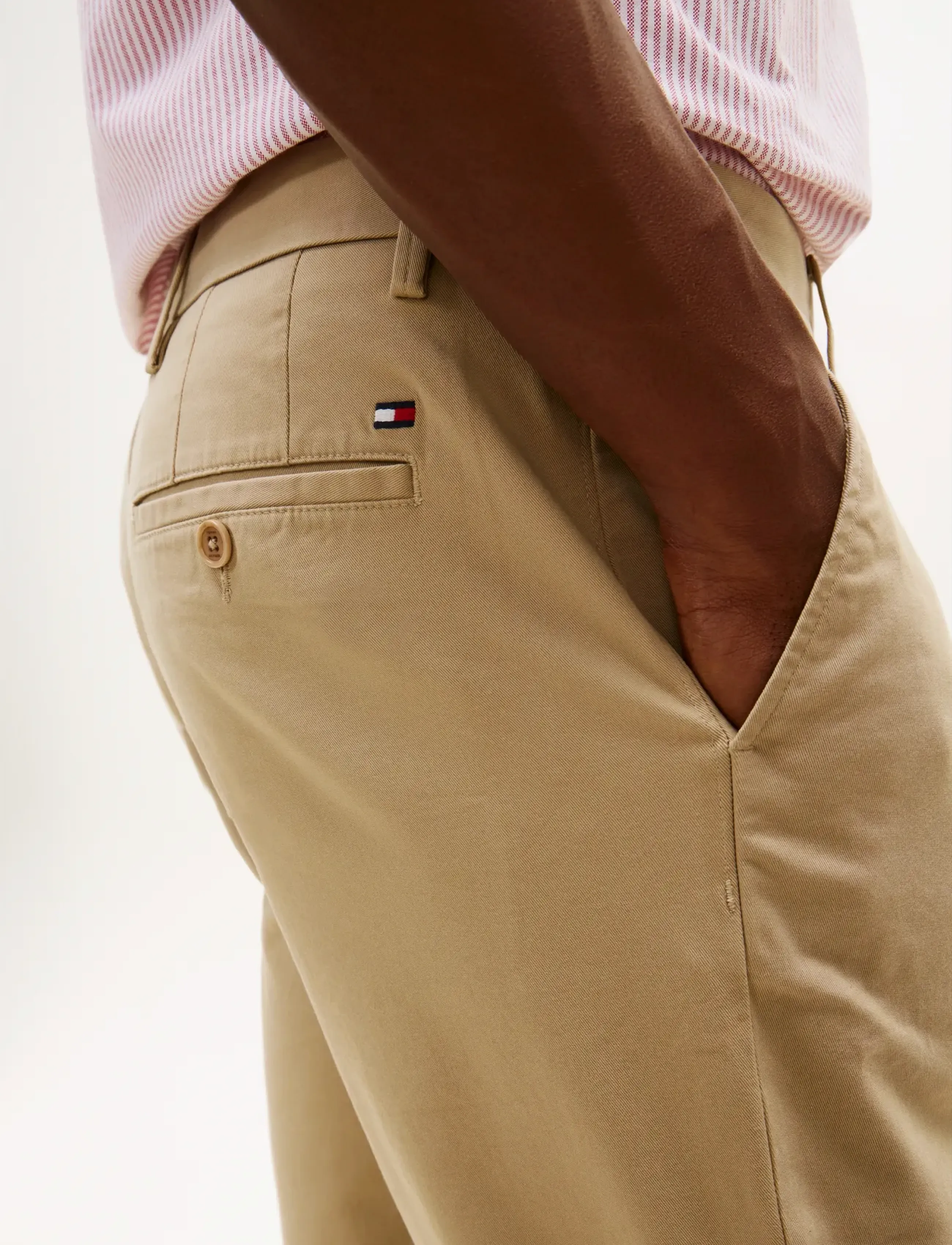 Tommy Hilfiger - CORE DENTON 1985 PIMA COTTON - chino's - batique khaki - 4