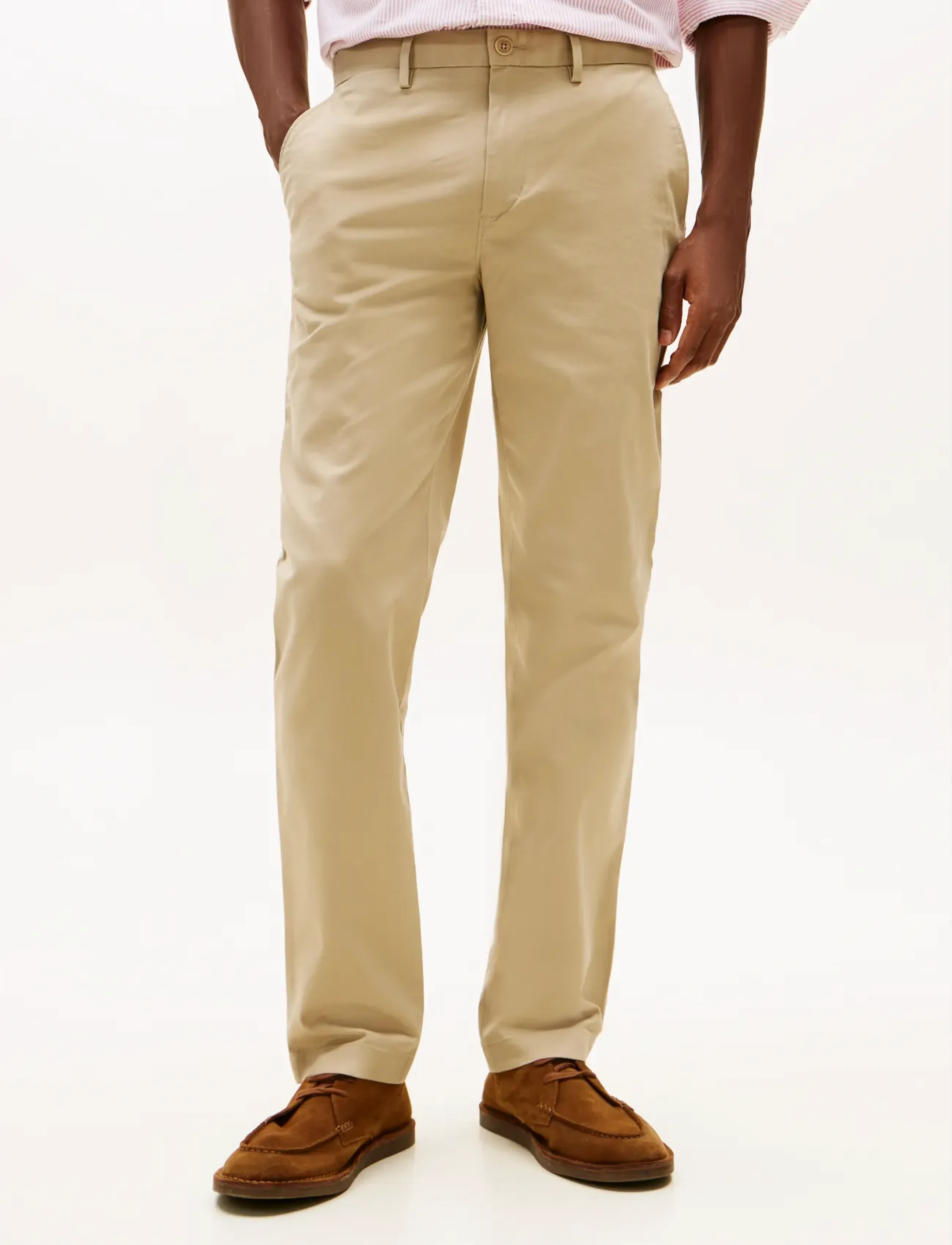 Tommy Hilfiger - CORE DENTON 1985 PIMA COTTON - chinos - batique khaki - 5