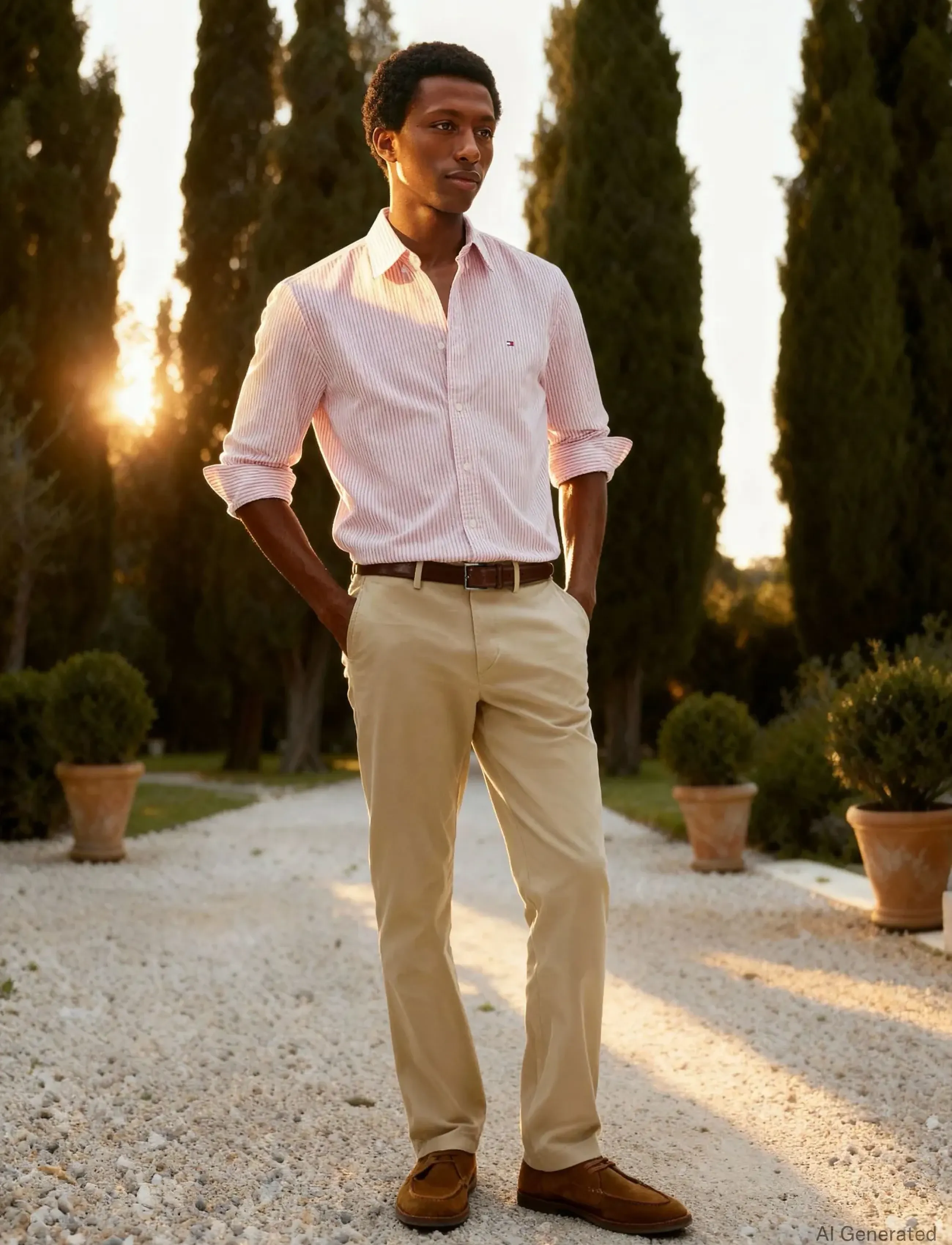 Tommy Hilfiger - CORE DENTON 1985 PIMA COTTON - chinos - batique khaki - 5
