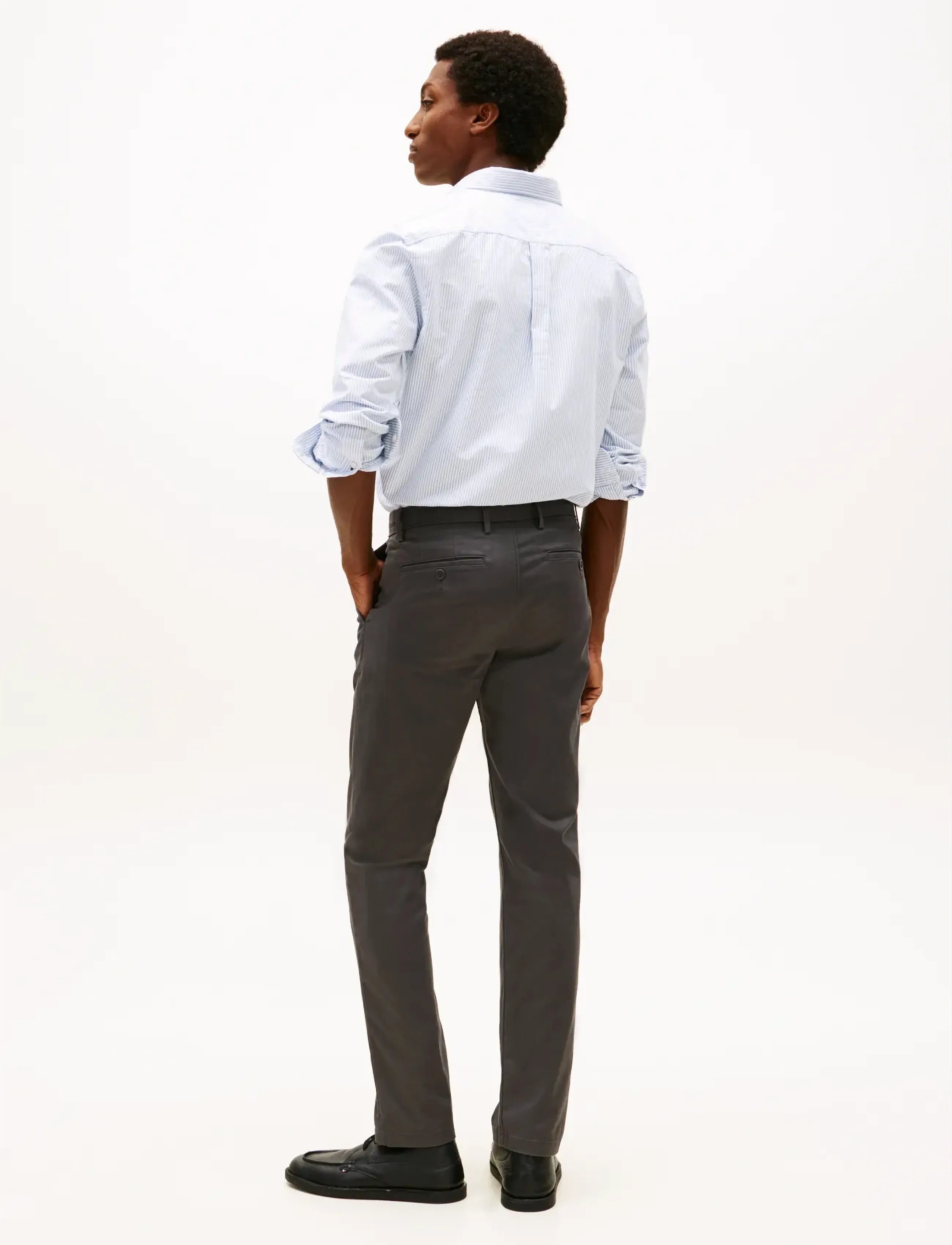 Tommy Hilfiger - CORE DENTON 1985 PIMA COTTON - chinos - dark ash - 3