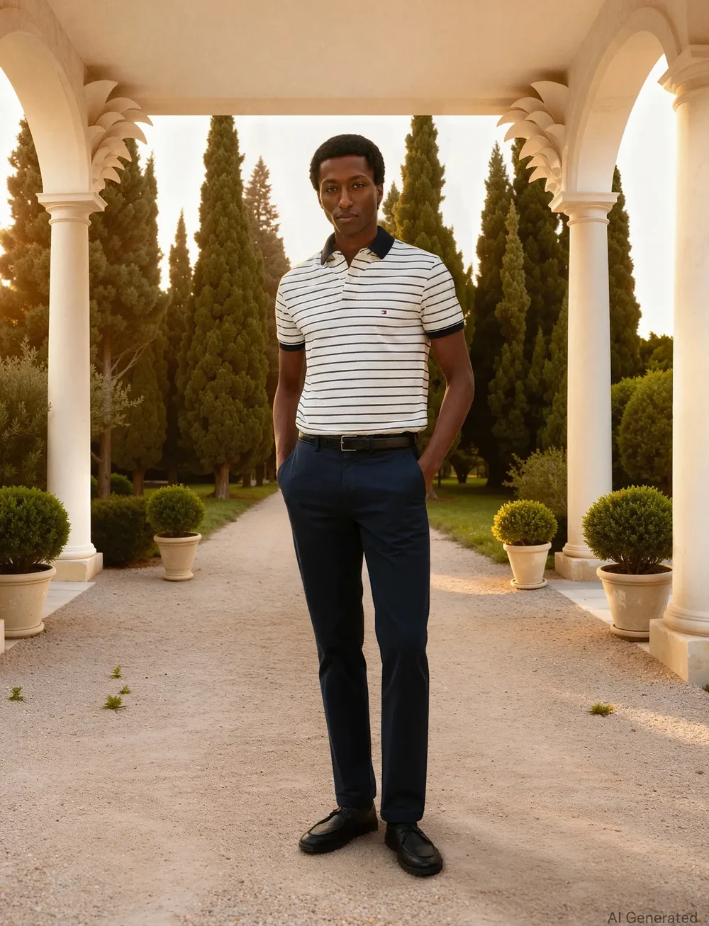 Tommy Hilfiger - CORE DENTON 1985 PIMA COTTON - chinos - desert sky - 0