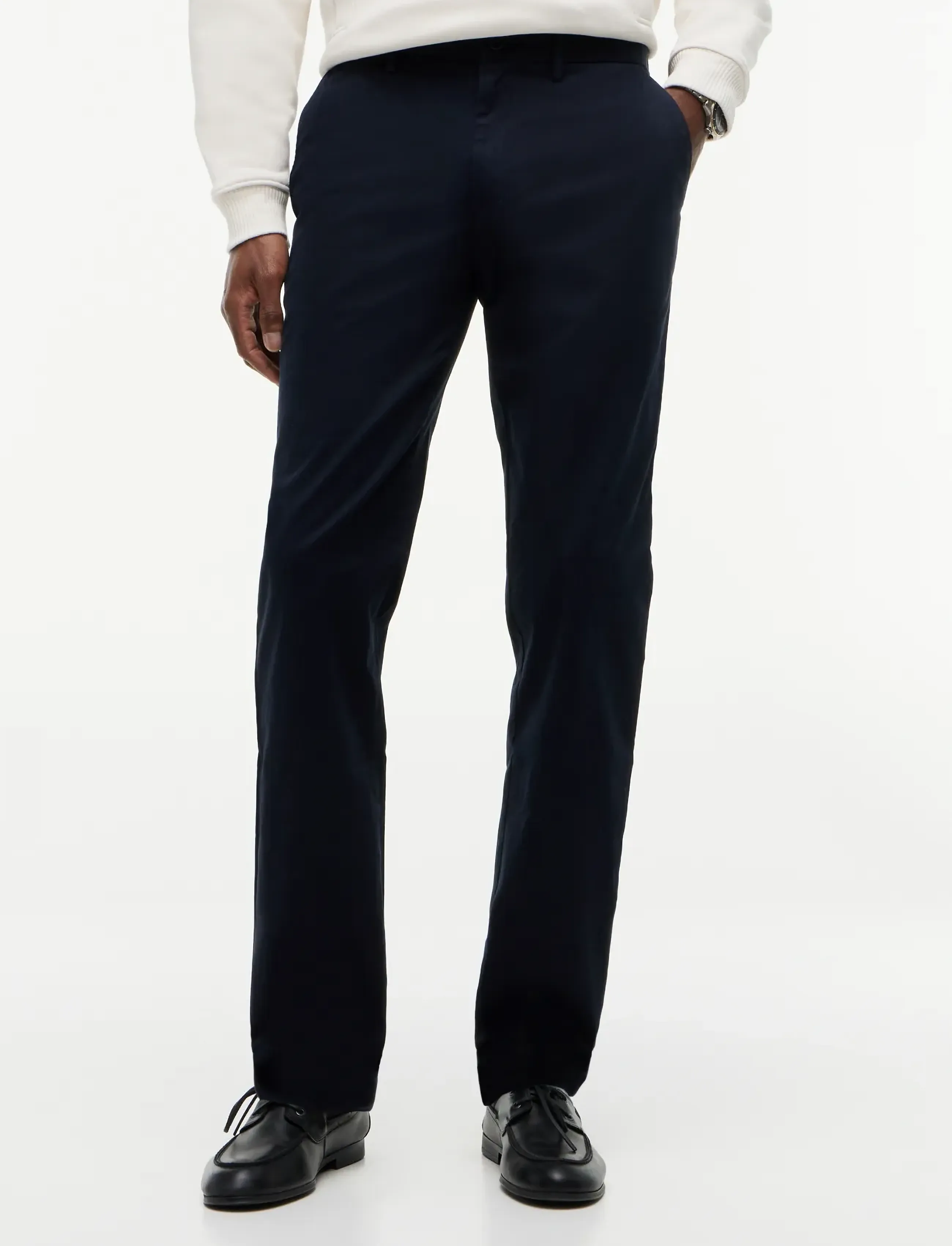 Tommy Hilfiger CORE DENTON 1985 PIMA COTTON - Chinos - NAVY BLUE / navy