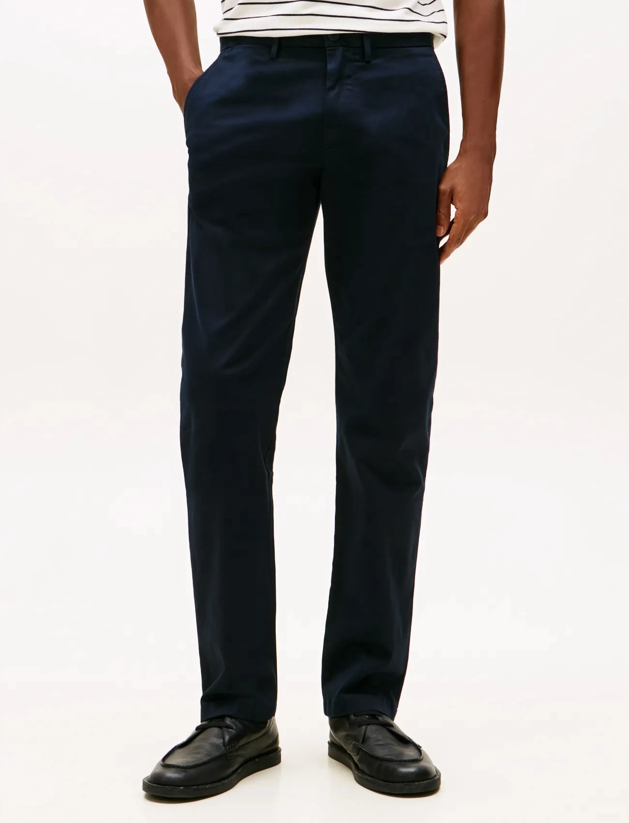 Tommy Hilfiger CORE DENTON 1985 PIMA COTTON - Chinos - NAVY BLUE / navy