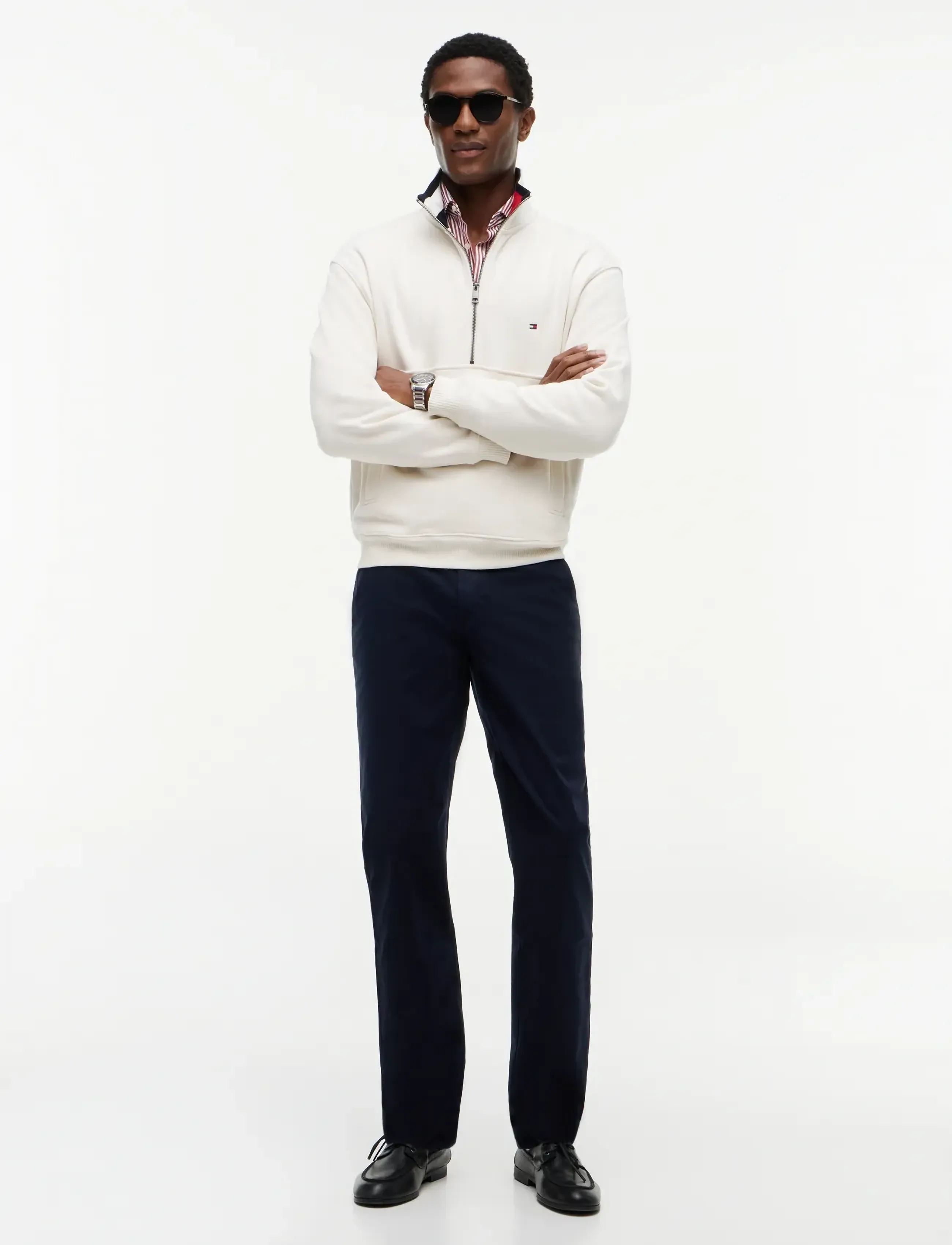 Tommy Hilfiger - CORE DENTON 1985 PIMA COTTON - chinos - navy blue - 4