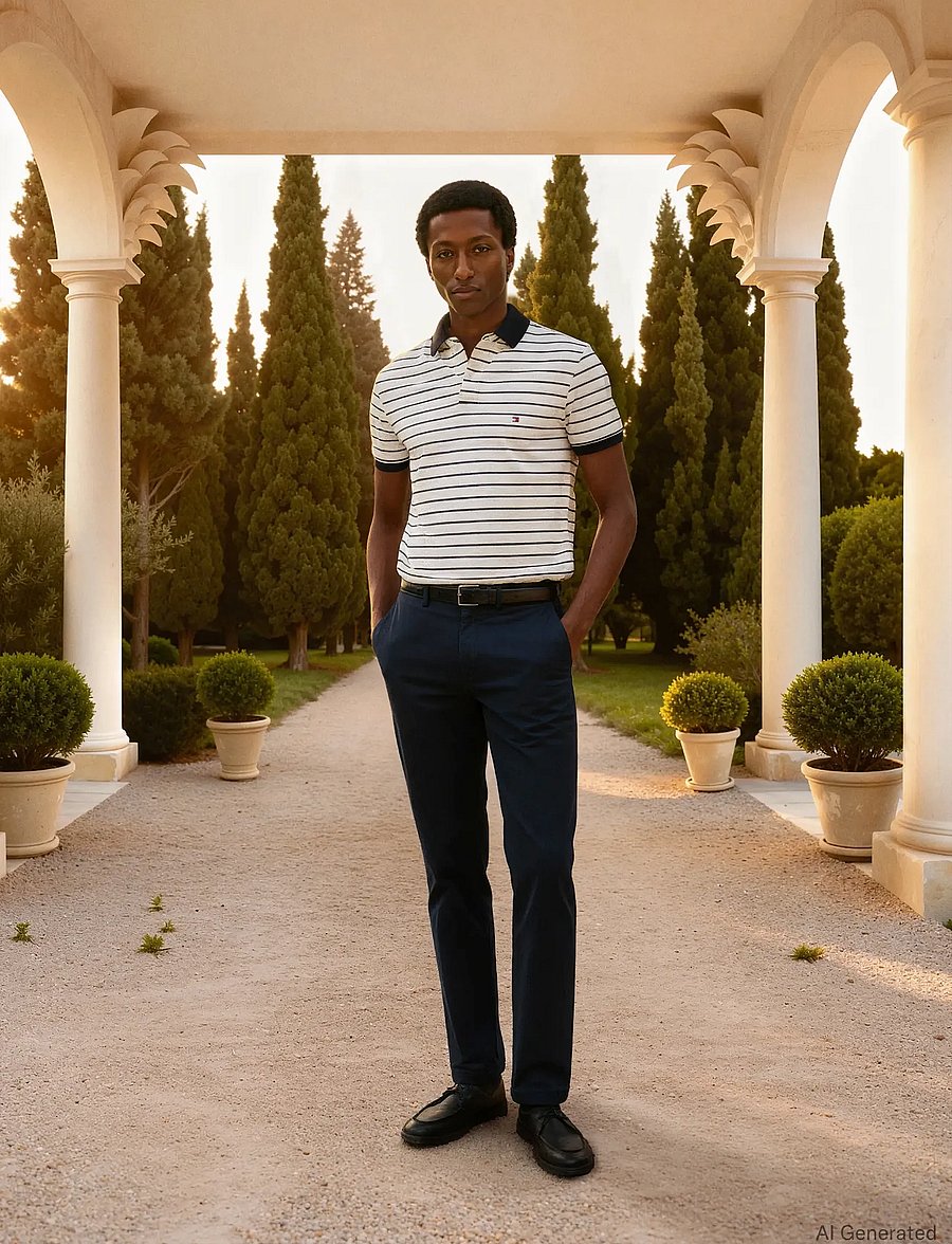 Tommy Hilfiger - CORE DENTON 1985 PIMA COTTON - chinos - navy blue - 5