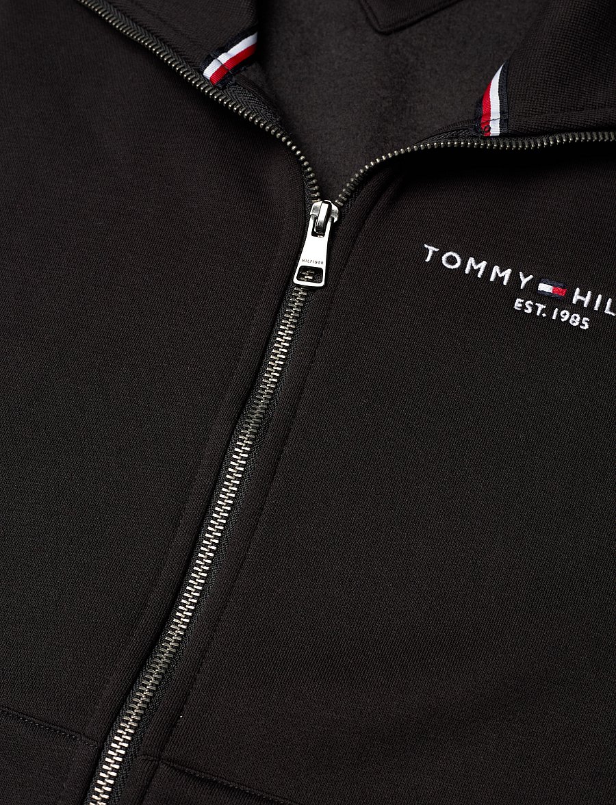 Tommy Hilfiger - TOMMY LOGO ZIP THRU STAND COLLAR - black - 2