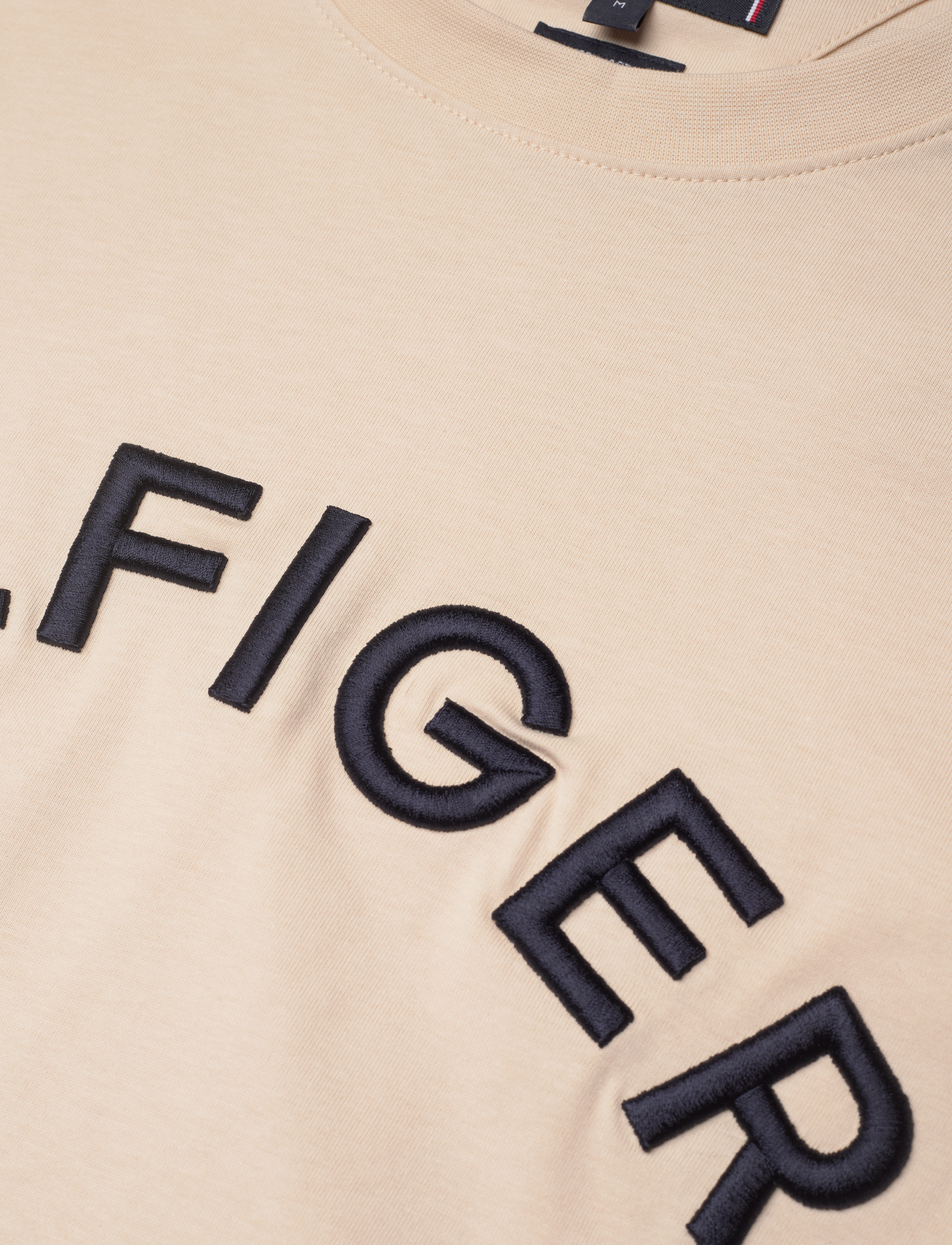 Tommy Hilfiger - HILFIGER ARCHED TEE - tuscan beige - 2
