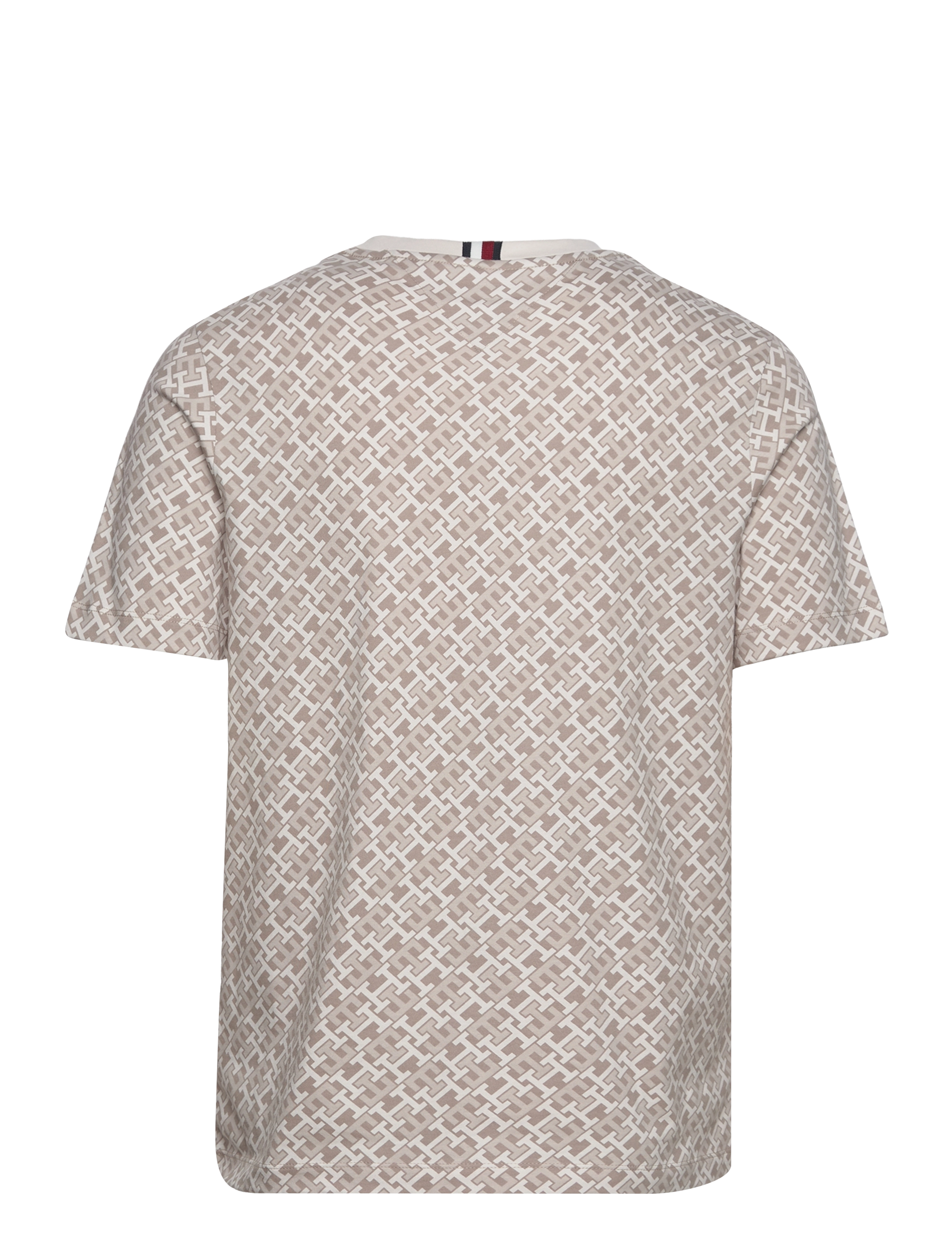 Tommy Hilfiger - AMD IMD PRINT TEE - stone/multi - 1