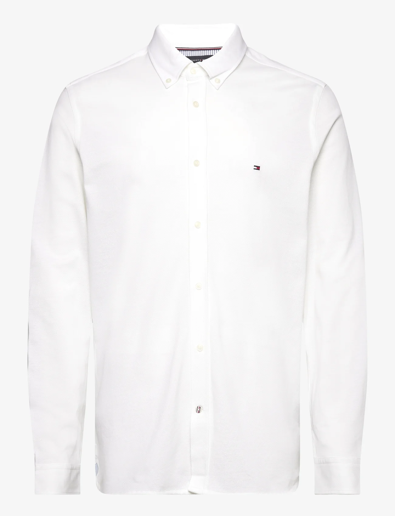 Tommy Hilfiger - 1985 KNITTED SF SHIRT - basic overhemden - optic white - 0