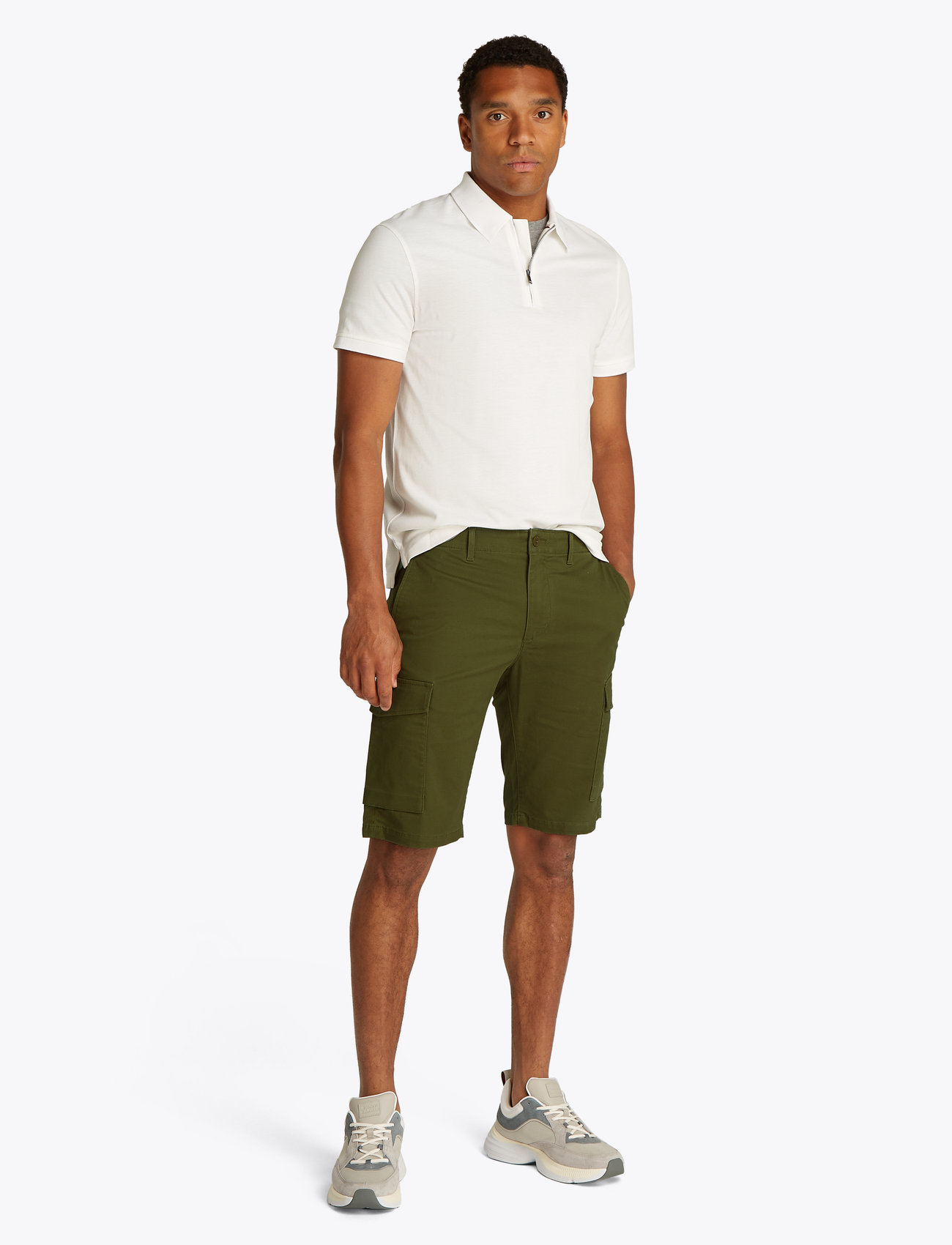 Tommy Hilfiger - JOHN CARGO SHORT 1985 - mænd - army green - 0