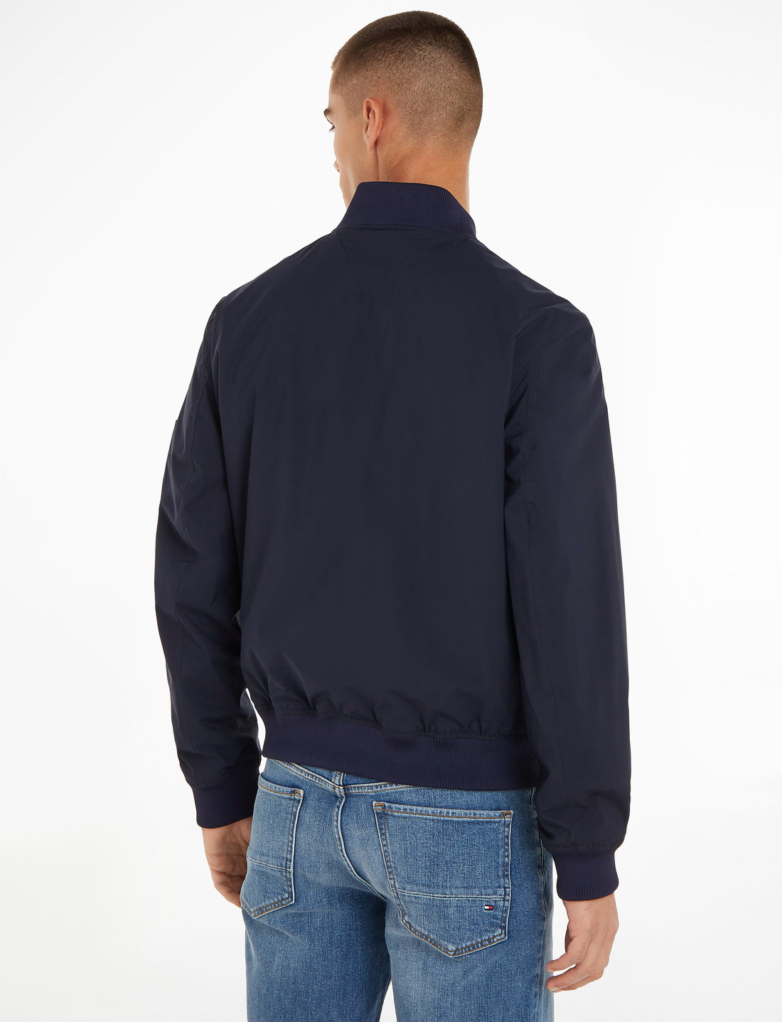 Tommy hilfiger 2025 blue bomber jacket