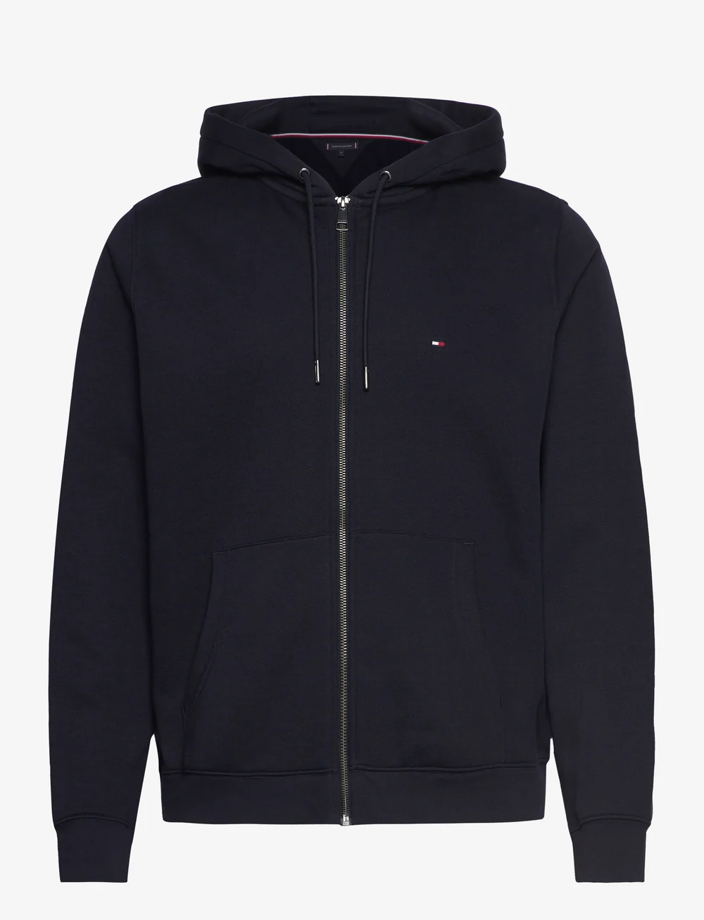 Tommy logo zip deals through