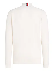 Tommy Hilfiger - INTERLACED STRUCTURE ZIP MOCK - mehed - weathered white - 4