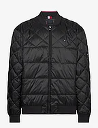 PACKABLE RECYCLED BOMBER - BLACK