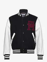 Tommy hilfiger leather varsity 2025 jacket