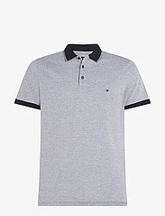 Tommy Hilfiger - MOULINE TIPPED SLIM POLO - lyhythihaiset - white / desert sky mouline - 0