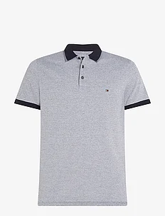 MOULINE TIPPED SLIM POLO, Tommy Hilfiger
