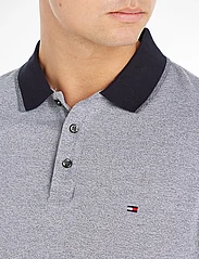 Tommy Hilfiger - MOULINE TIPPED SLIM POLO - lyhythihaiset - white / desert sky mouline - 5