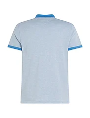 Tommy Hilfiger - MOULINE TIPPED SLIM POLO - lyhythihaiset - weathered white / iconic blue - 4