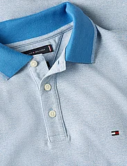 Tommy Hilfiger - MOULINE TIPPED SLIM POLO - kortermede - weathered white / iconic blue - 5
