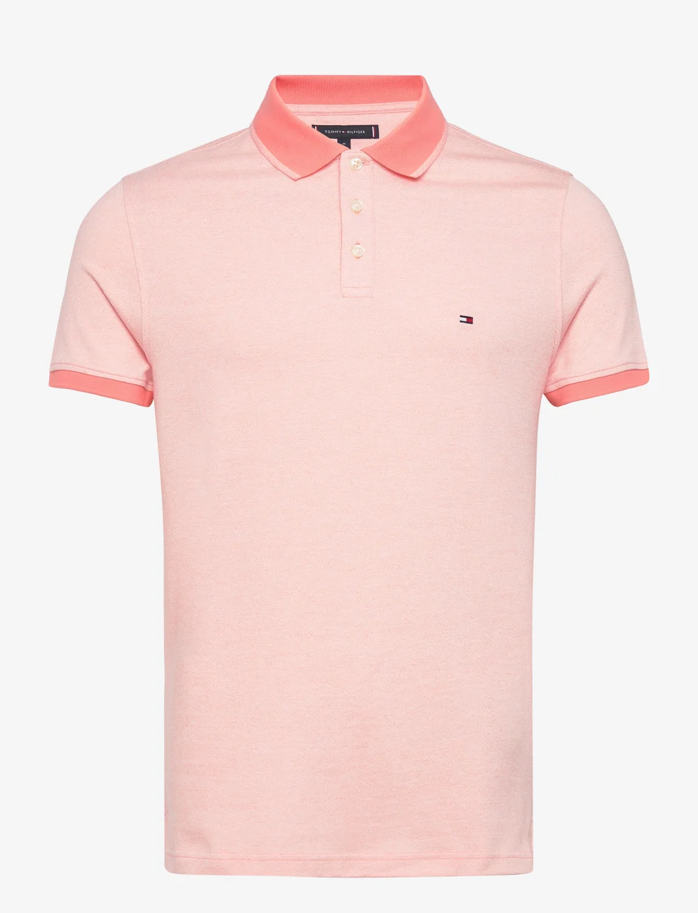 Tommy Hilfiger Mouline Tipped Slim Polo polo shirts shop at Booztlet