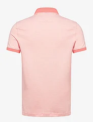 Tommy Hilfiger - MOULINE TIPPED SLIM POLO - short-sleeved polos - weathered white /peach dusk mouline - 1