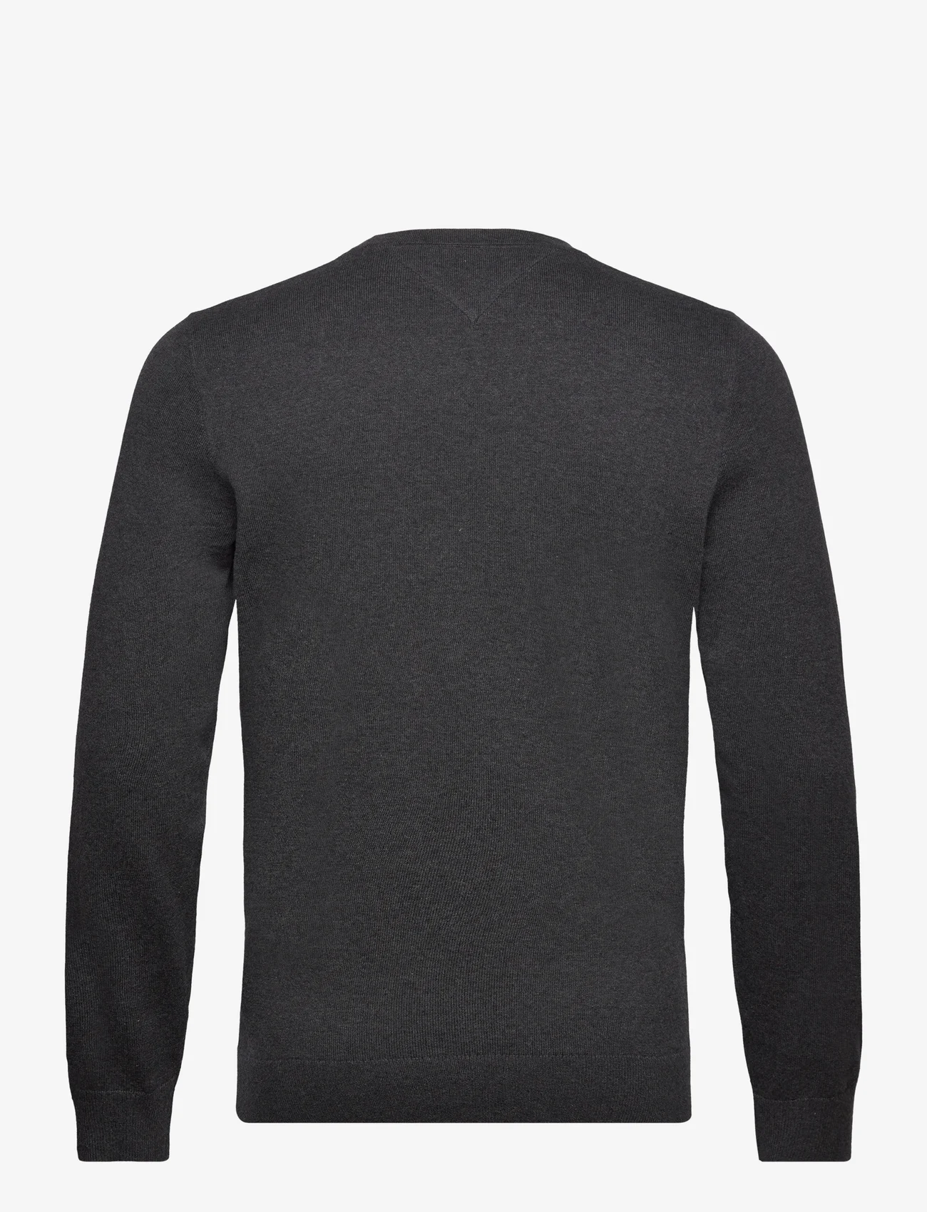 Tommy Hilfiger - CLASSIC COTTON CREW NECK - knitted round necks - dark grey heather - 1