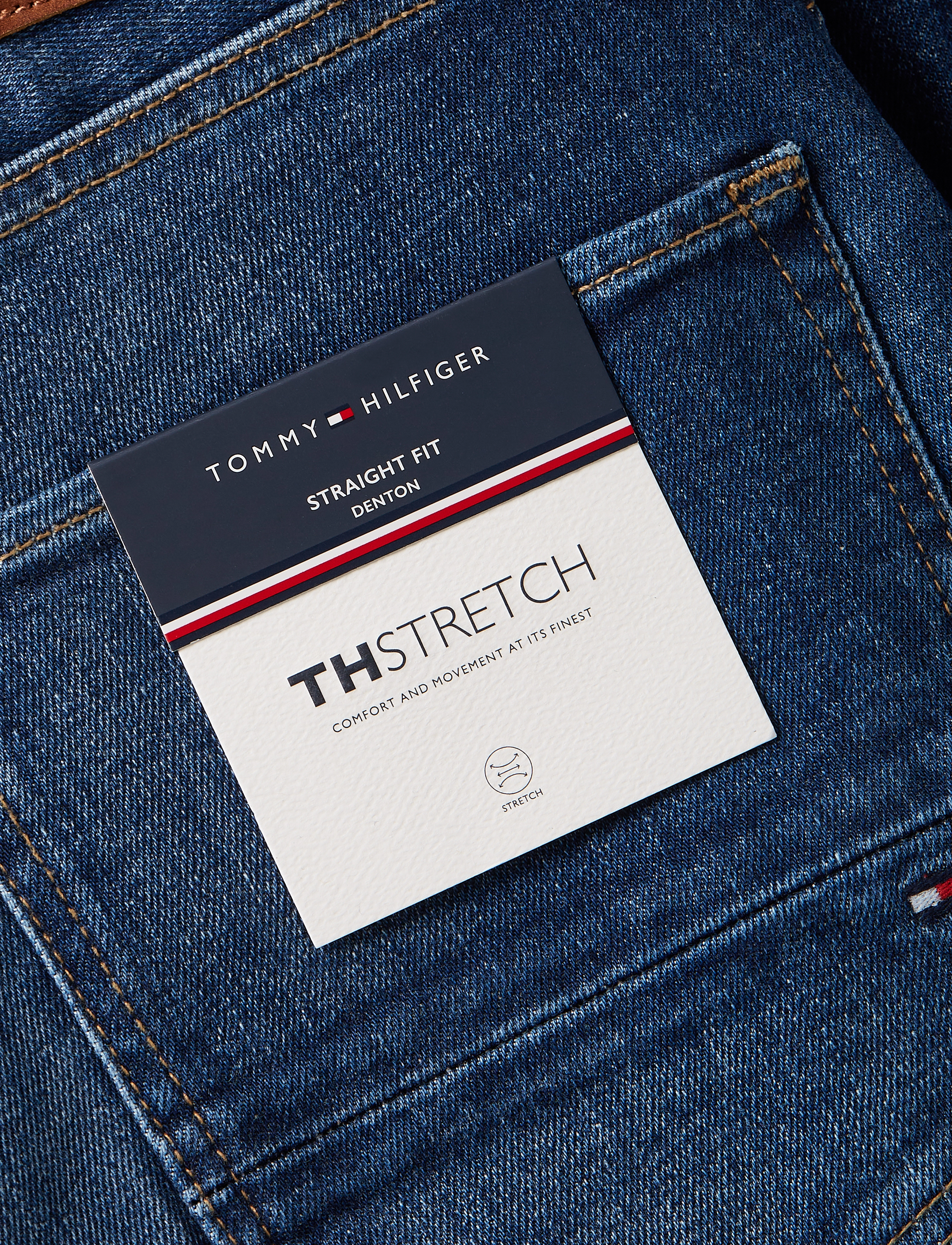 Tommy Hilfiger - STRAIGHT DENTON STR CARO INDIGO - caro indigo - 5
