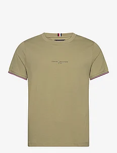 TOMMY LOGO TIPPED TEE, Tommy Hilfiger