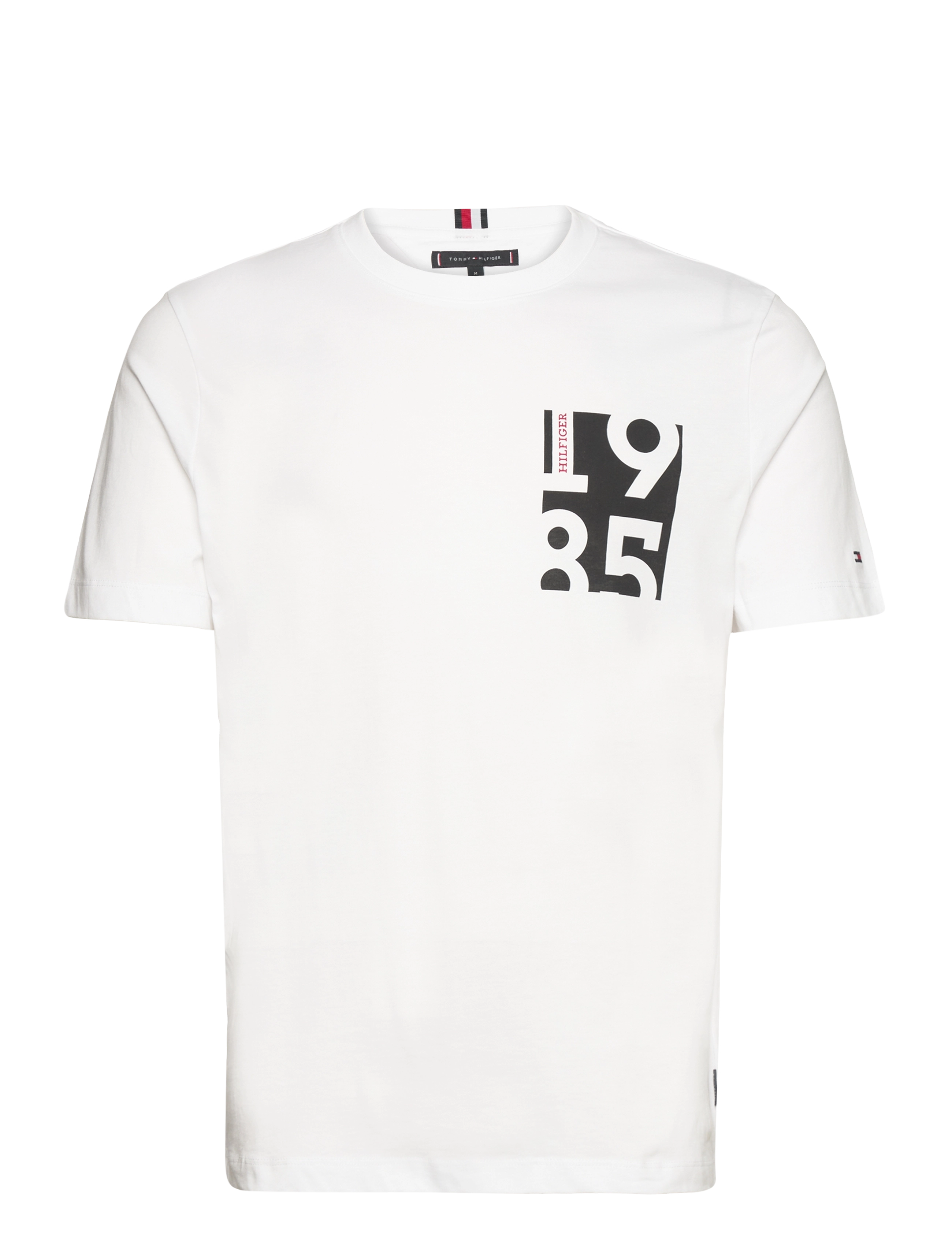 CHEST PRINT TEE - WHITE