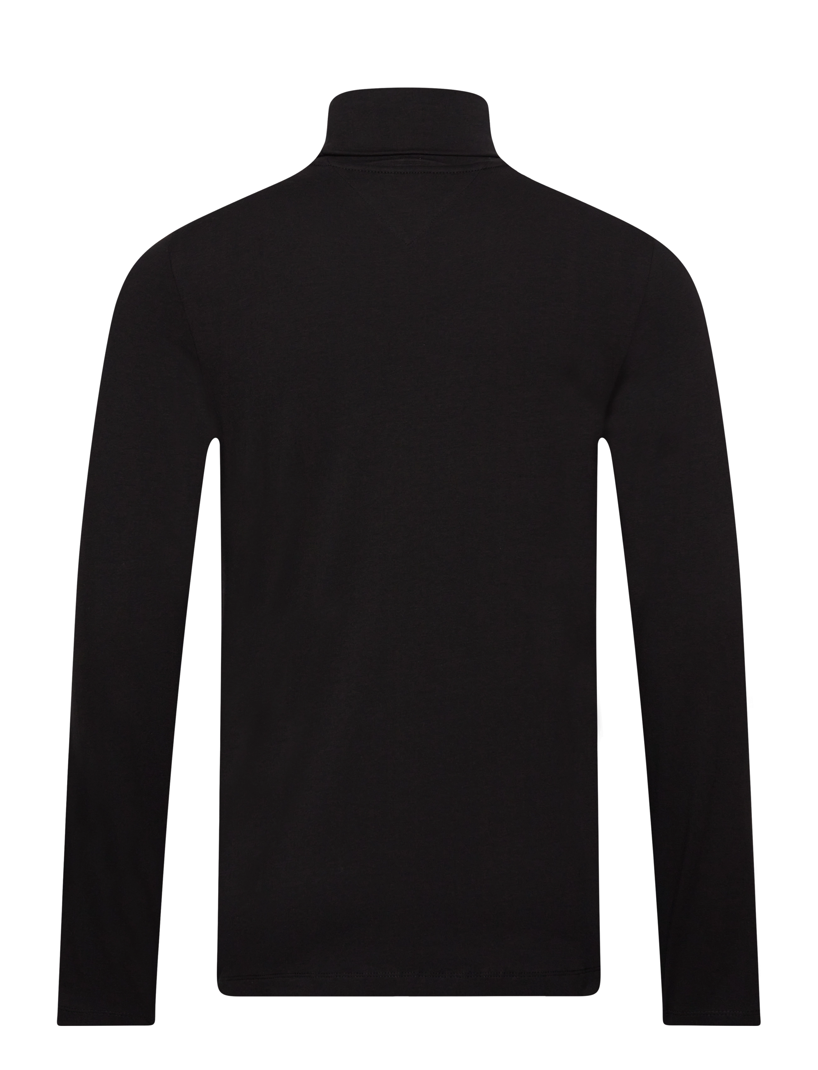 Tommy Hilfiger - TOMMY LOGO ROLL NECK LS TEE - black - 1