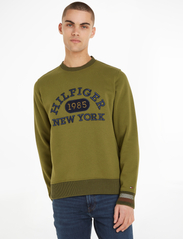 Tommy Hilfiger - MONOTYPE COLLEGIATE CREWNECK - swetry - putting green - 1