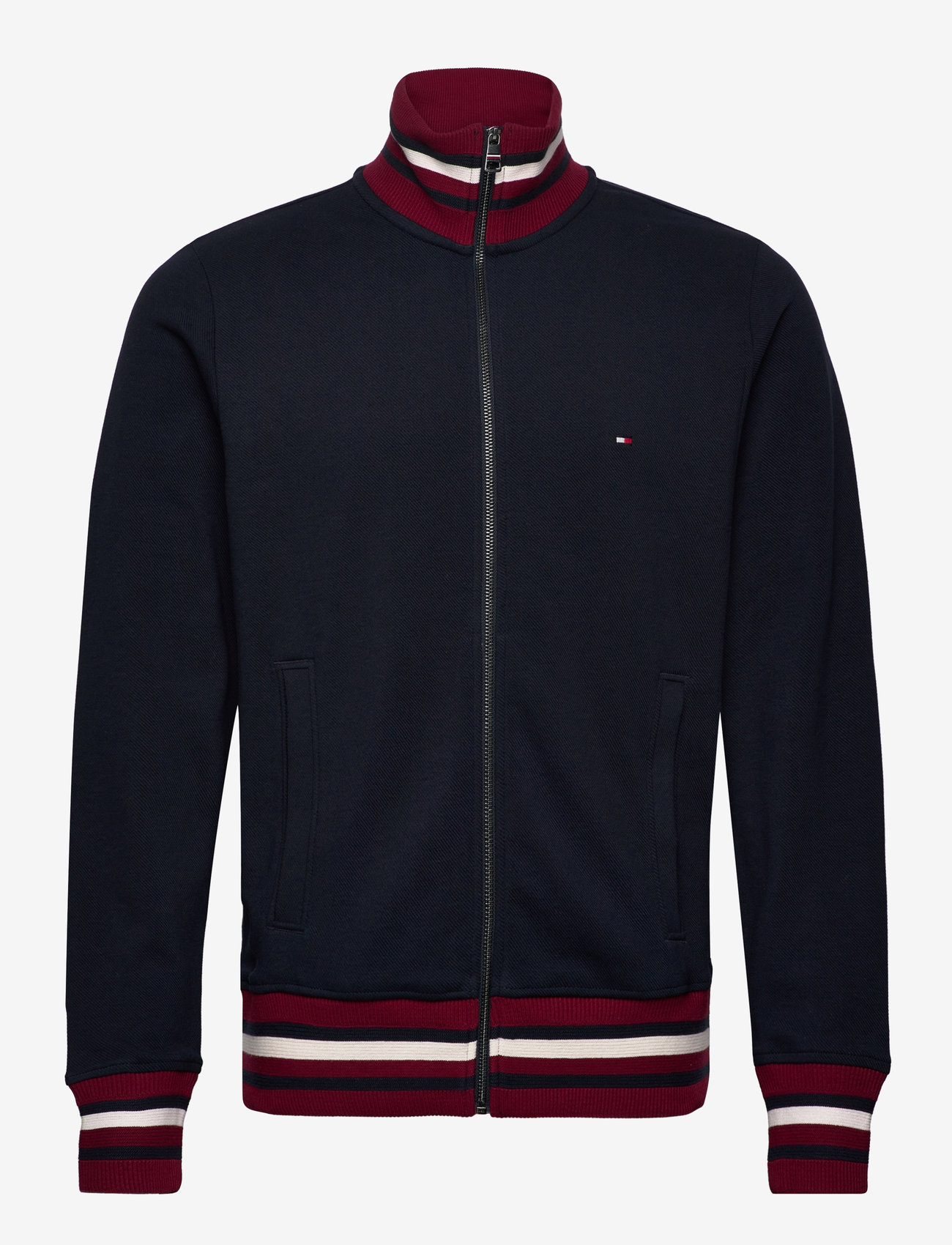 Tommy Hilfiger - BOLD GLOBAL STRIPE ZIP THROUGH - desert sky - 0