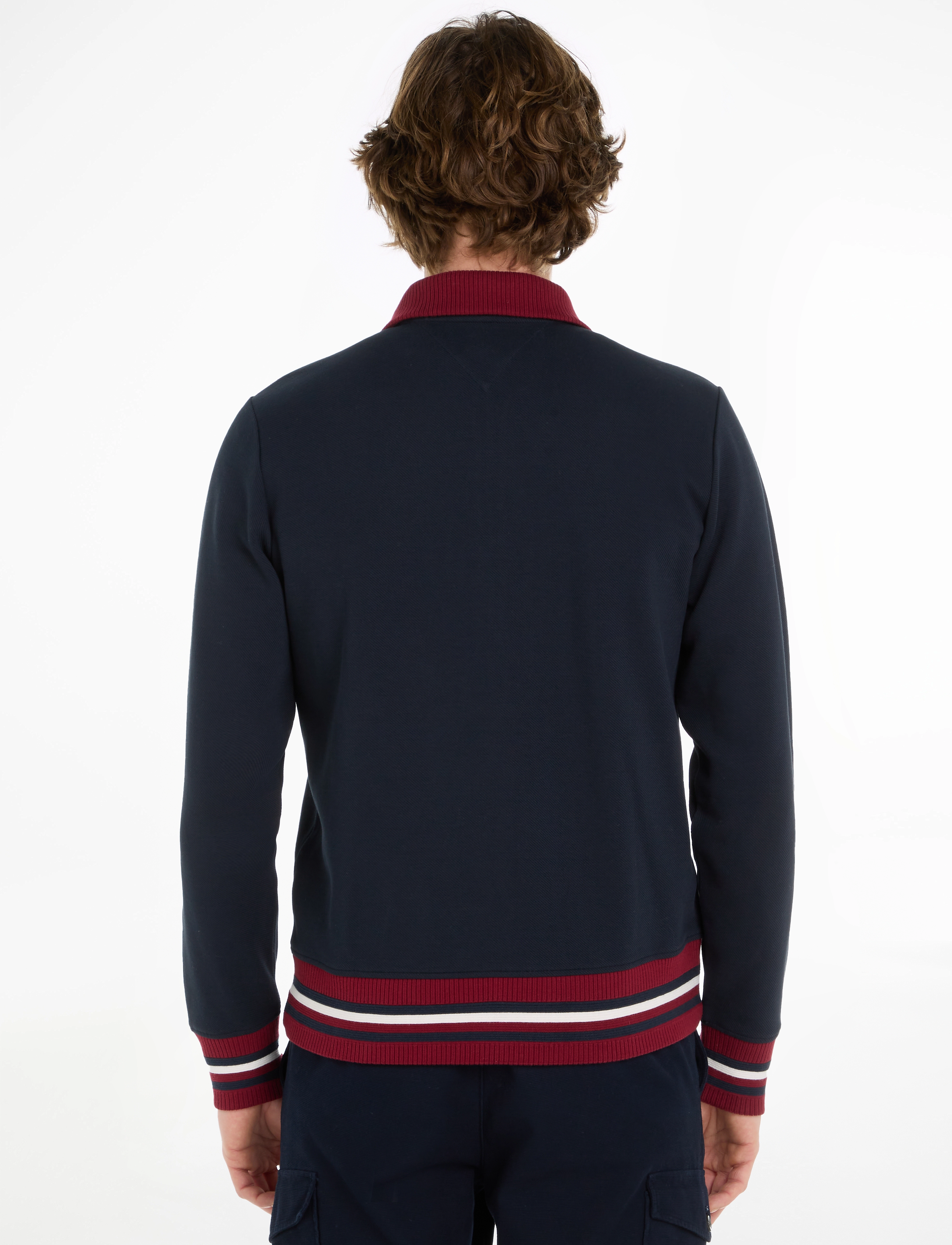 Tommy Hilfiger - BOLD GLOBAL STRIPE ZIP THROUGH - desert sky - 3