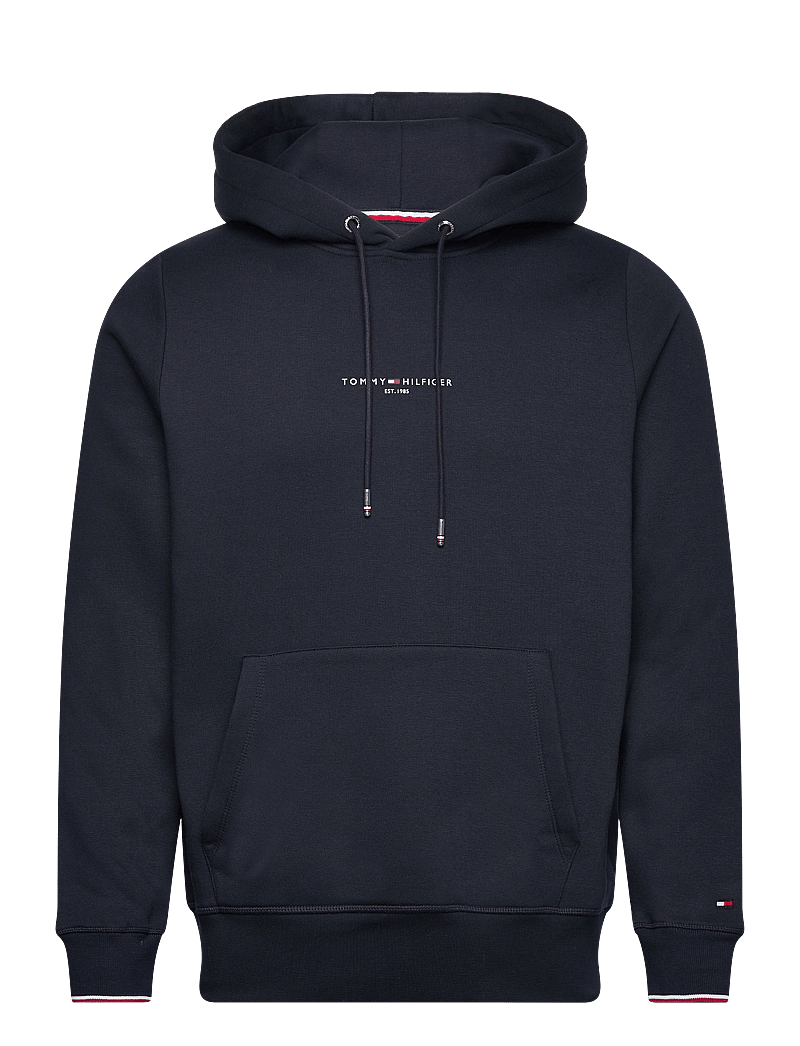 Tommy Hilfiger - TOMMY LOGO TIPPED HOODY - kapuzenpullover - desert sky - 1