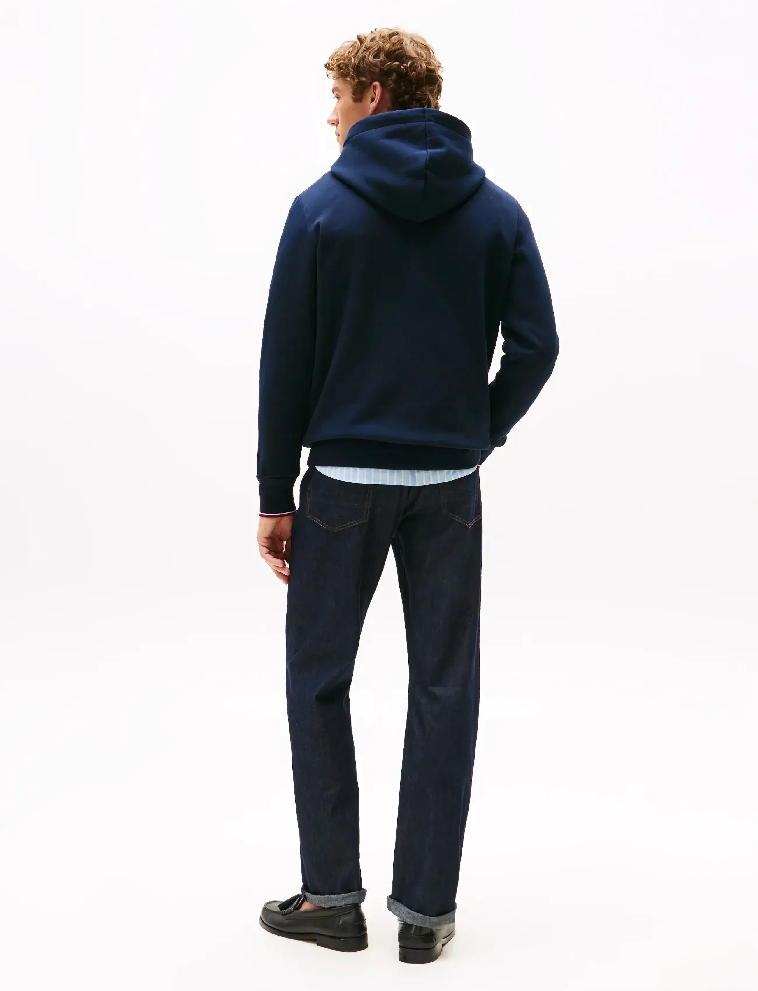 Tommy Logo Tipped Hoody 3