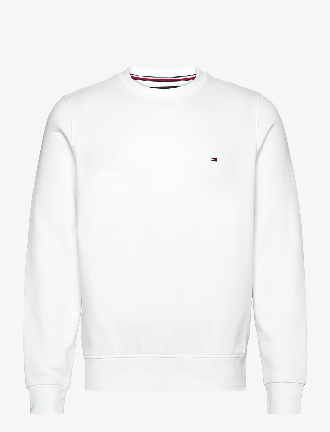 Tommy Hilfiger - FLAG LOGO SWEATSHIRT - sweatshirts - white - 0