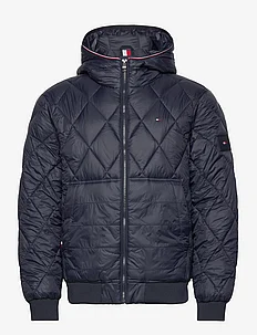 MIX QUILT RECYCLED HOODED JACKET, Tommy Hilfiger