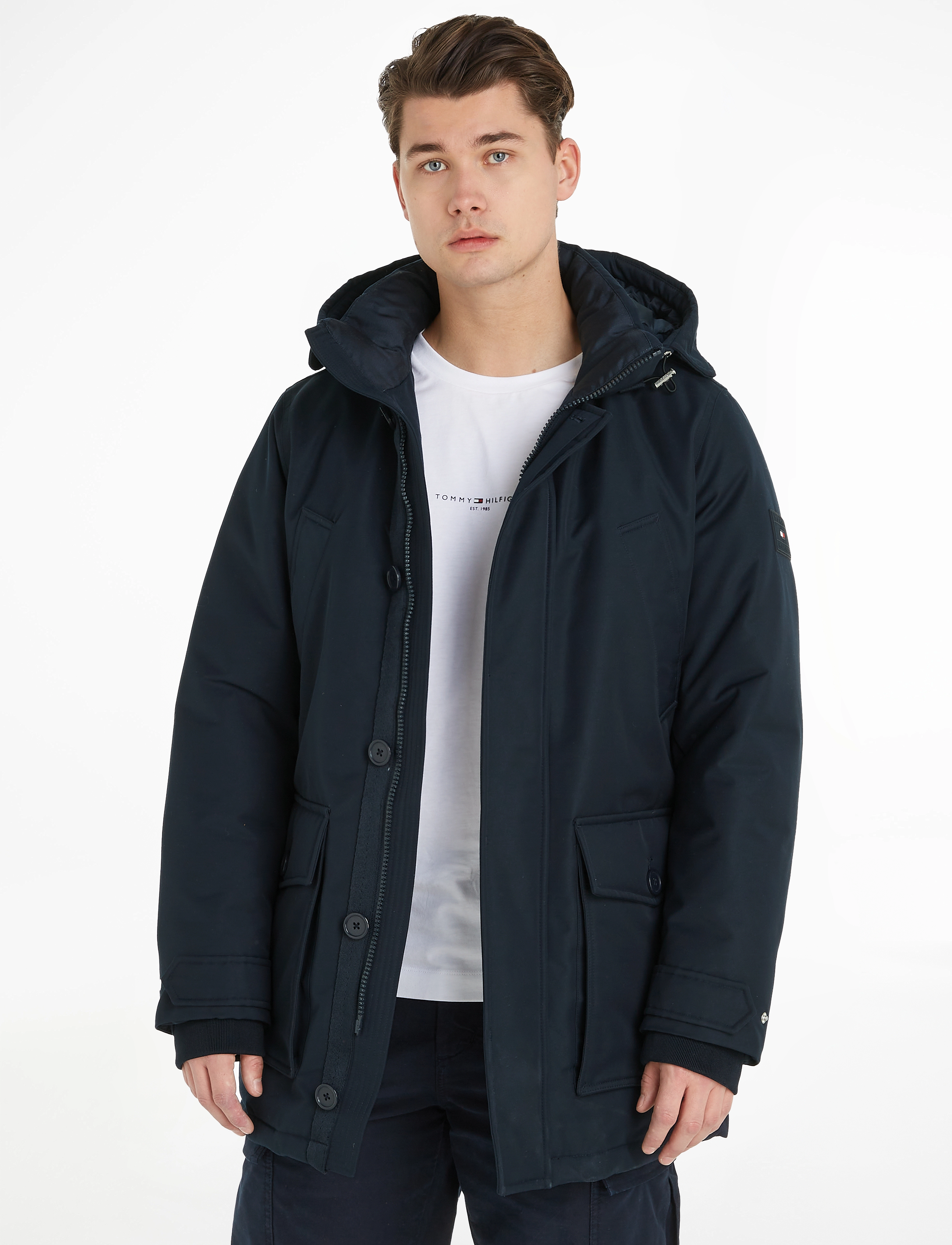 Tommy Hilfiger - ROCKIE NON FUR DOWN PARKA - desert sky - 1