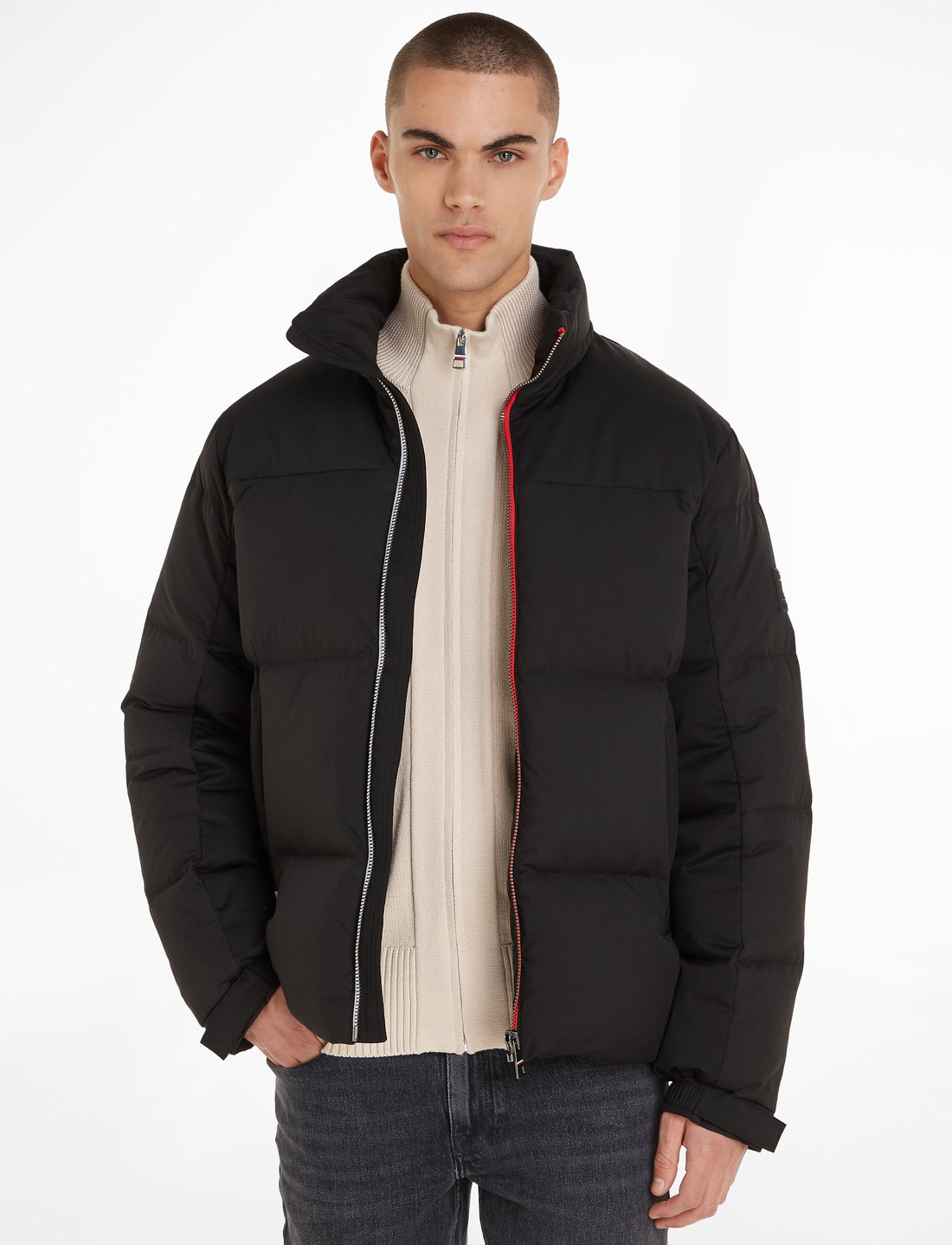 Long down puffer coat tommy hilfiger Clearance