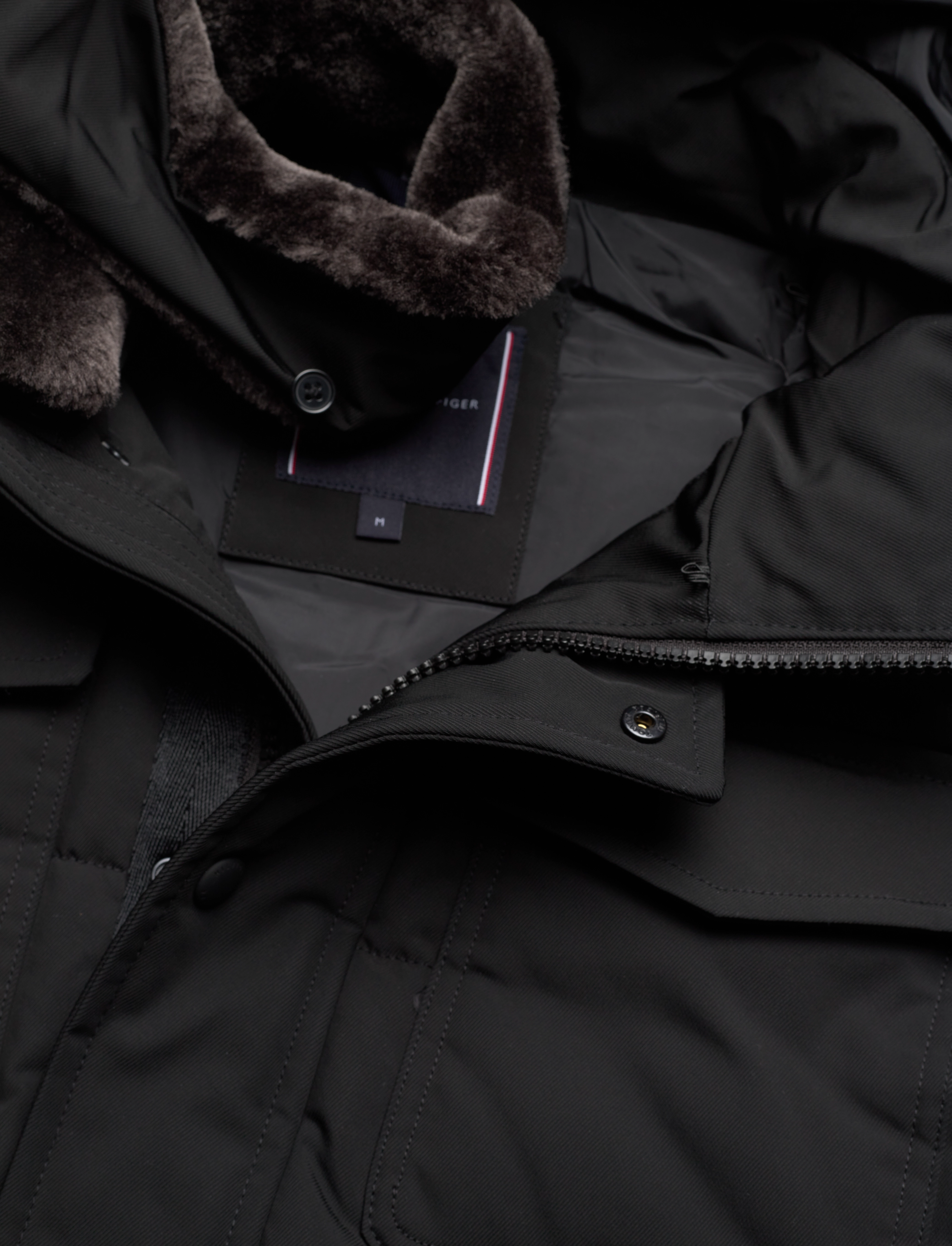 Tommy Hilfiger - ROCKIE UTILITY HOODED JACKET - black - 2
