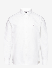 Tommy Hilfiger - OXFORD DOBBY RF SHIRT - oxford shirts - optic white - 0