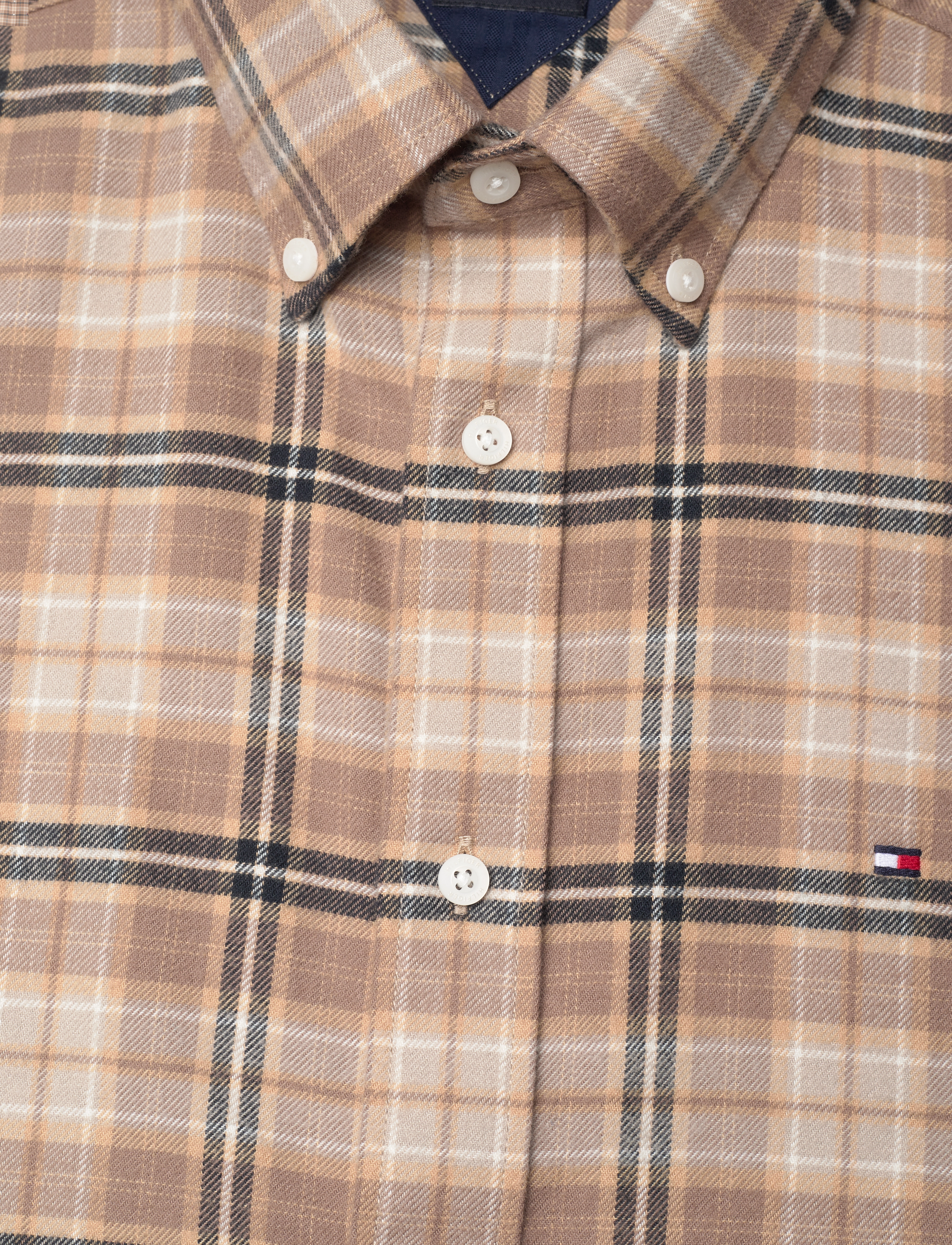 Tommy Hilfiger - BRUSHED TOMMY TARTAN SMALL SHIRT - classic khaki / multi - 2